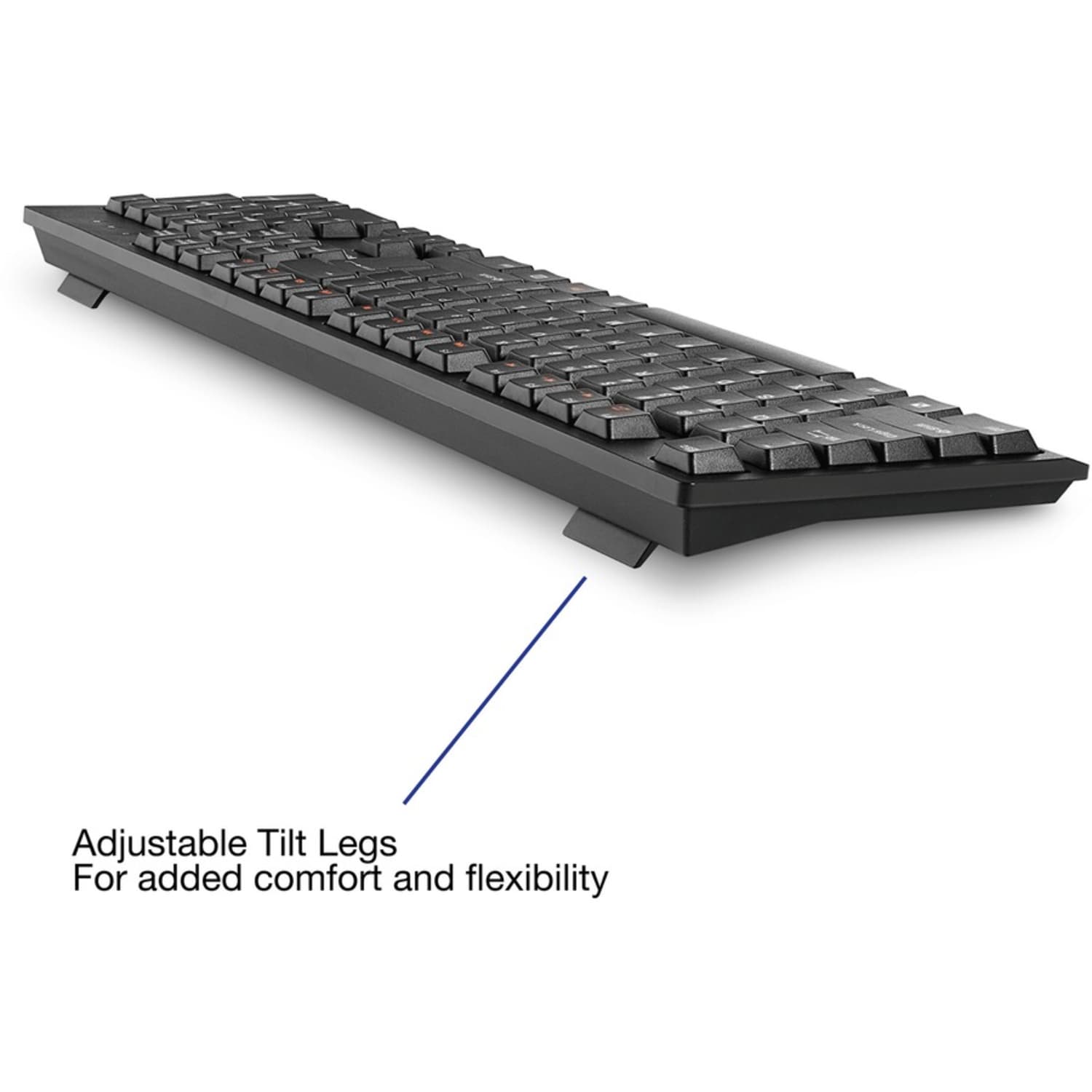 Verbatim Wireless Keyboard and Mouse - USB Type A Wireless Bluetooth 2.40 GHz Keyboard - USB Type A Wireless Mouse - 70724 - Image 6