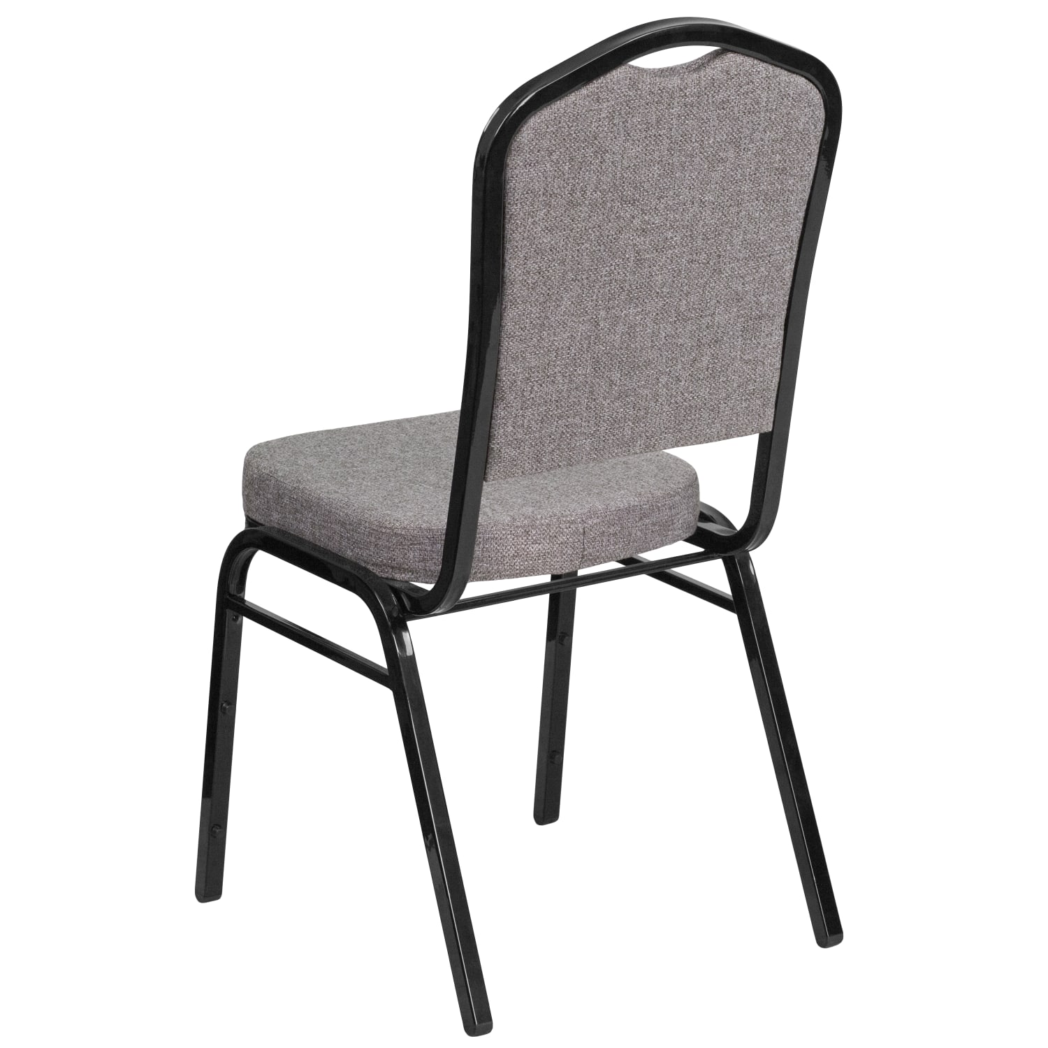 Flash Furniture HERCULES Series Crown Back Stacking Banquet Chair GrayBlack PopularChairscom Flash Furniture HERCULES Series Crown Back Stacking Banquet Chair GrayBlack PopularChairscom