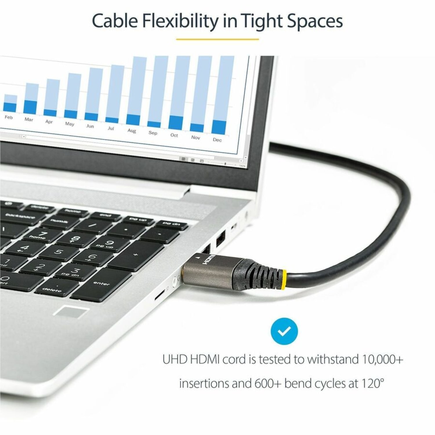 StarTech.com HDMI 2.1 Cable, 12ft - Image 5