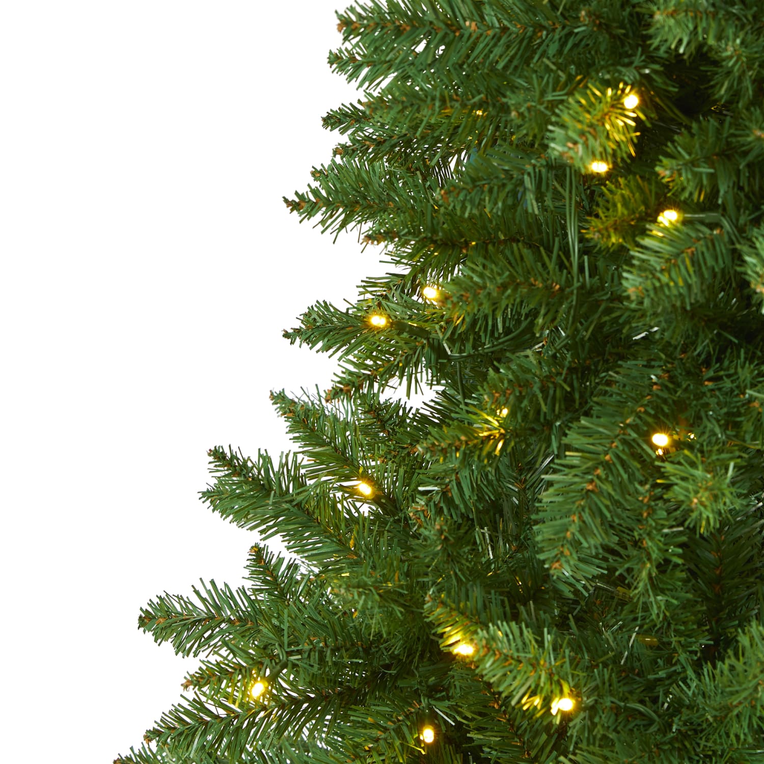 Nearly Natural Slim Green Mountain Pine Artificial Christmas Tree, 6ft - Image 4