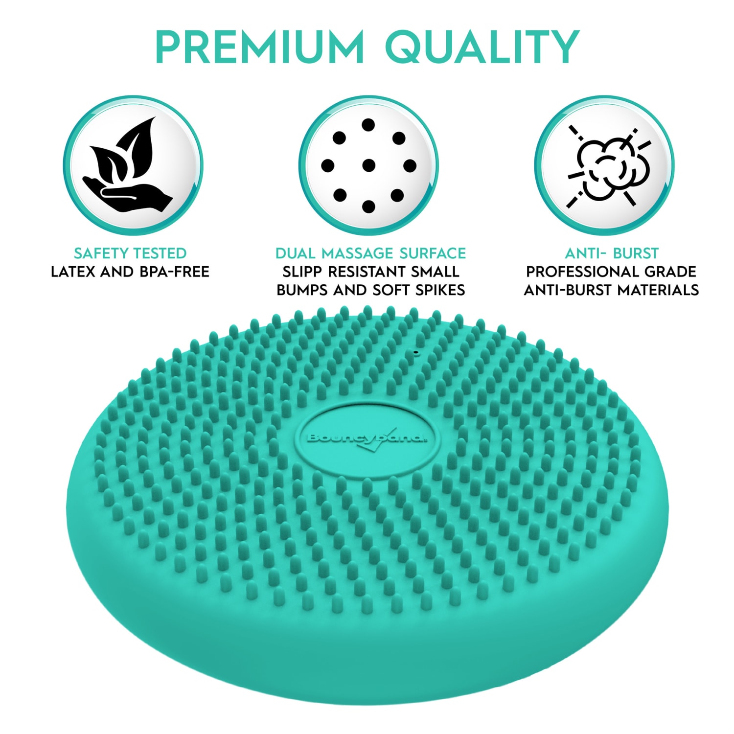 Bouncyband Little Wiggle Seat Sensory Cushion PVC 2516inH x 1058inW x 1058inD Mint PopularChairscom Bouncyband Little Wiggle Seat Sensory Cushion PVC 2 516inH x 10 58inW x 10 58inD Mint PopularChairscom