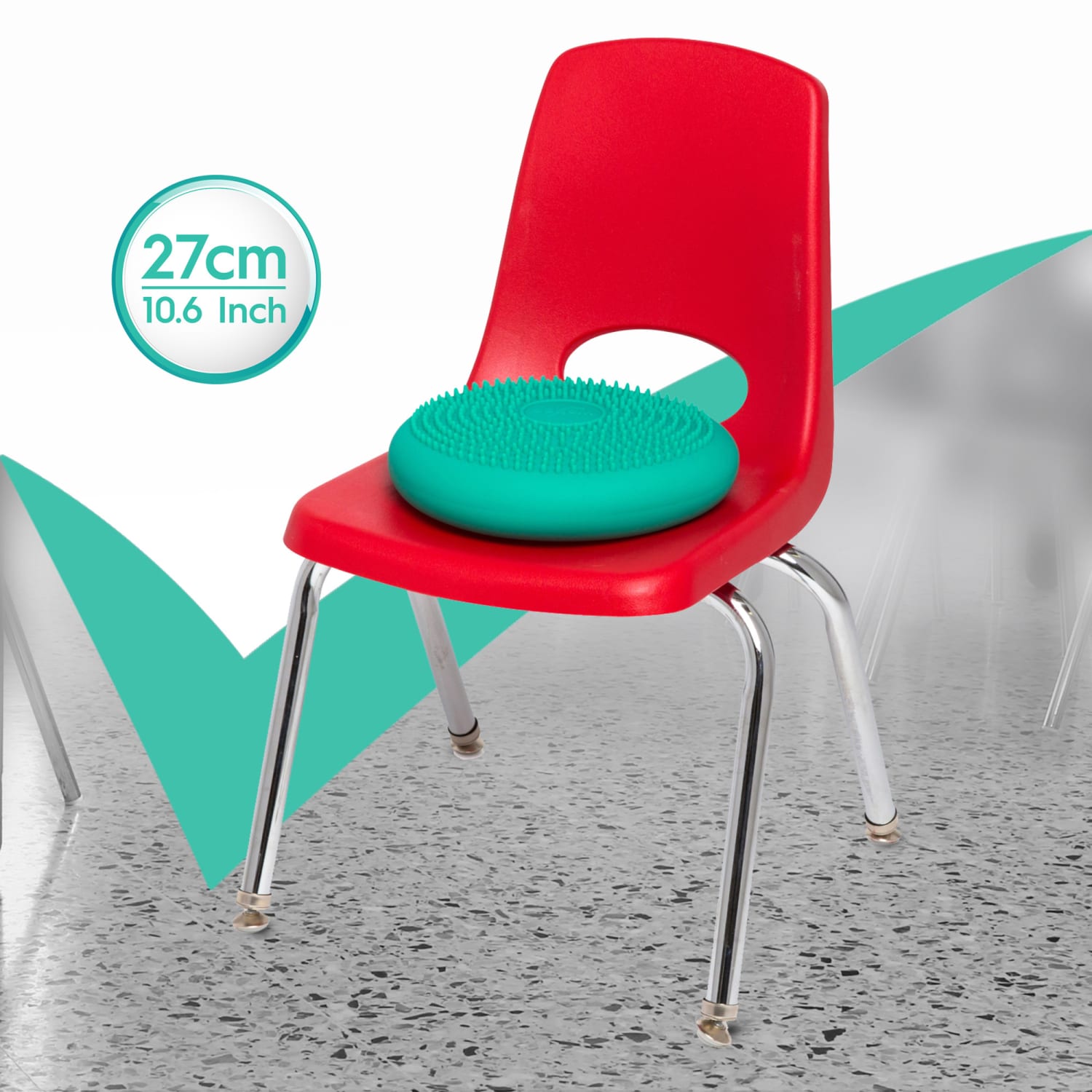 Bouncyband Little Wiggle Seat Sensory Cushion PVC 2516inH x 1058inW x 1058inD Mint PopularChairscom Bouncyband Little Wiggle Seat Sensory Cushion PVC 2 516inH x 10 58inW x 10 58inD Mint PopularChairscom