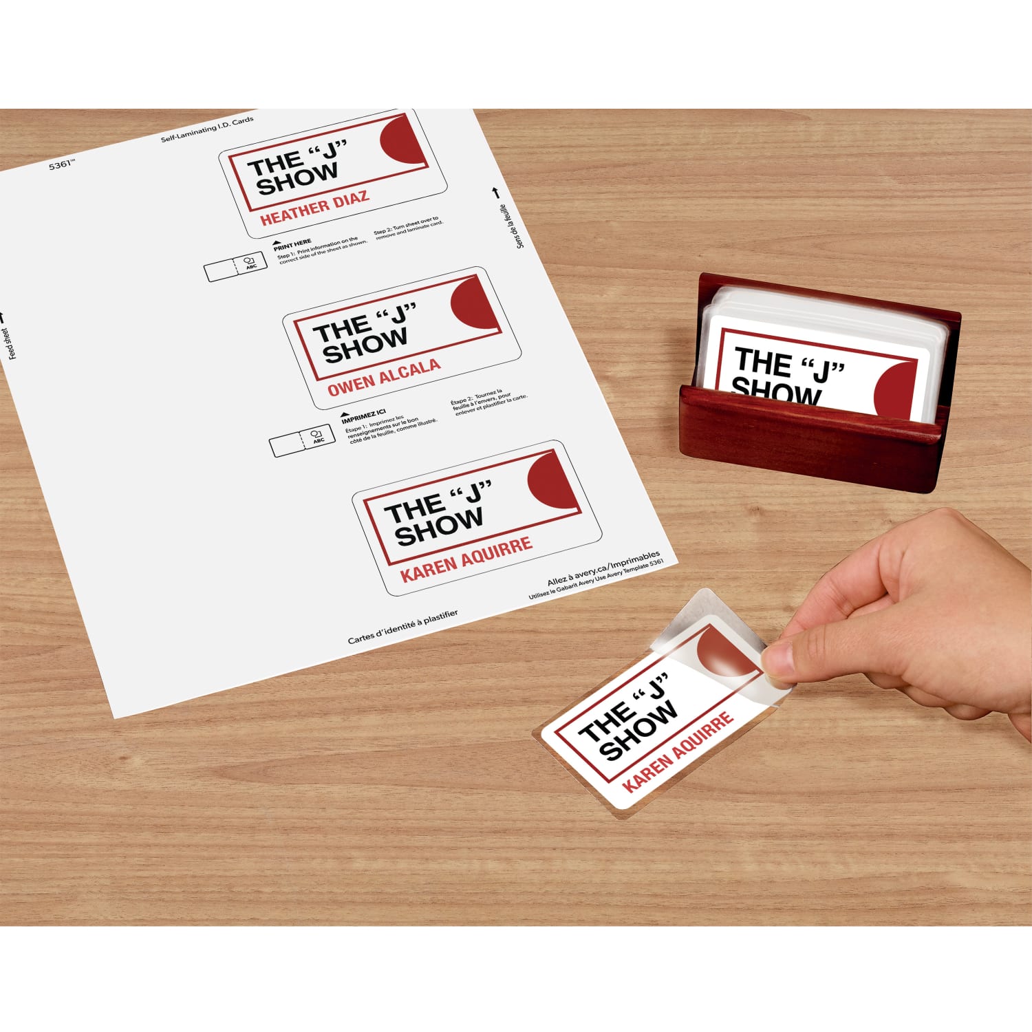Avery Laminated I.D. Cards, Box Of 30 - Image 4