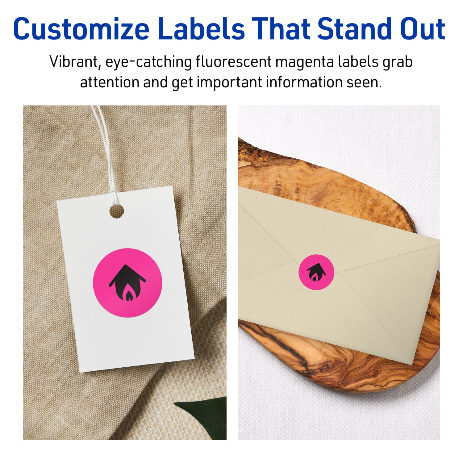 Avery Print-To-The-Edge Labels With Sure Feed Technology, 94500-NMP40, Round, 1in, Matte Neon Magenta, Pack of 1920 - Image 4