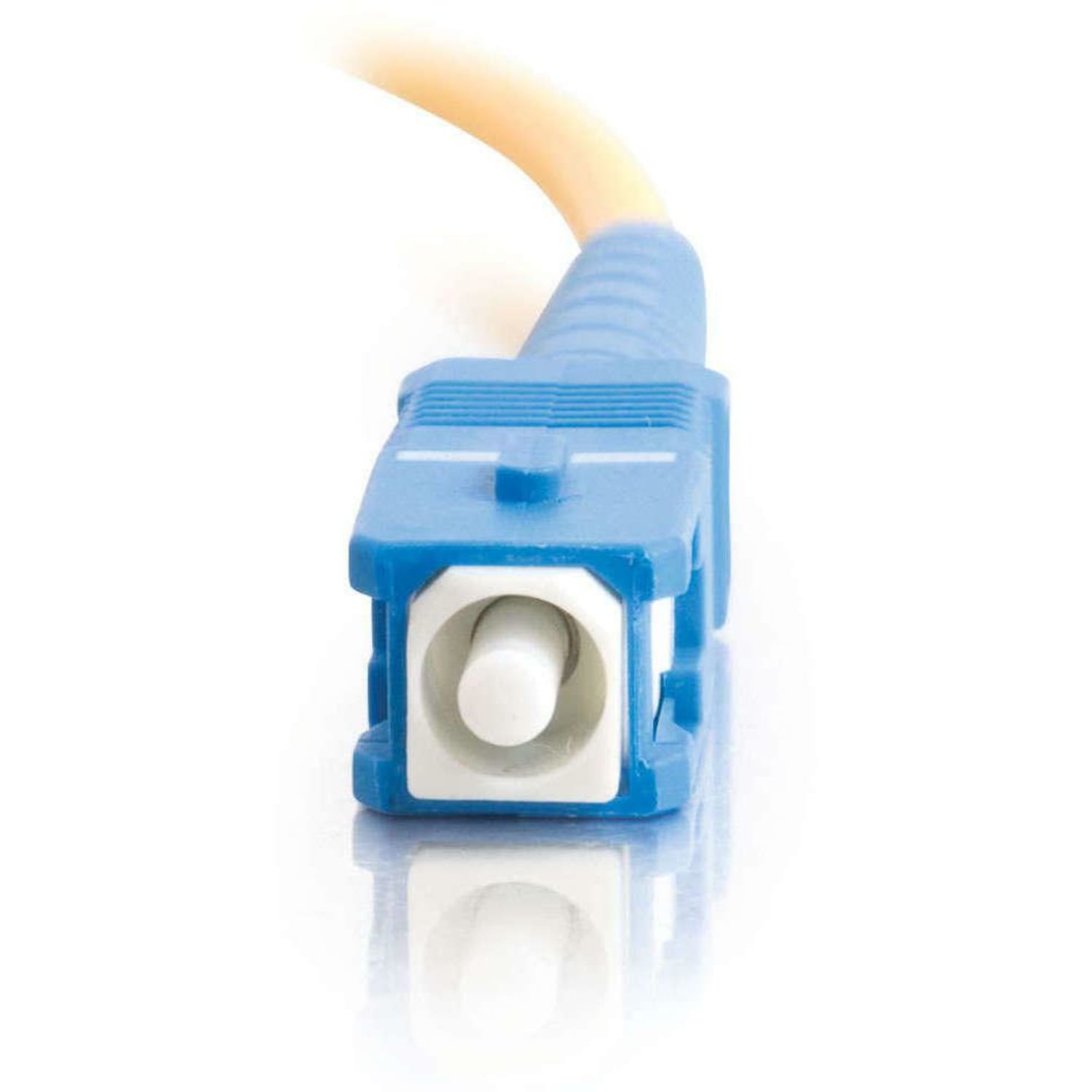 C2G-10m SC-SC 9/125 OS1 Simplex Singlemode PVC Fiber Optic Cable - Yellow - 10m SC-SC 9/125 Simplex Single Mode OS2 Fiber Cable - Yellow - 33ft - Image 3