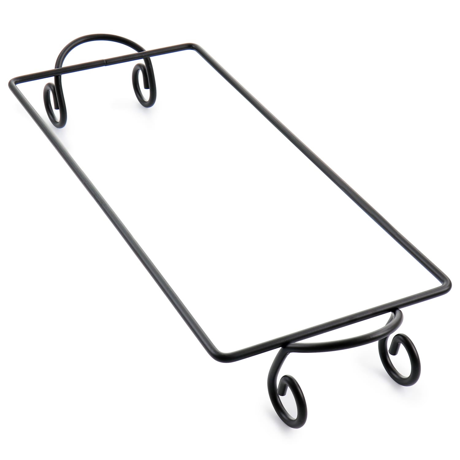 Elama 3-Section Divided Porcelain Serving Tray, White - Image 5
