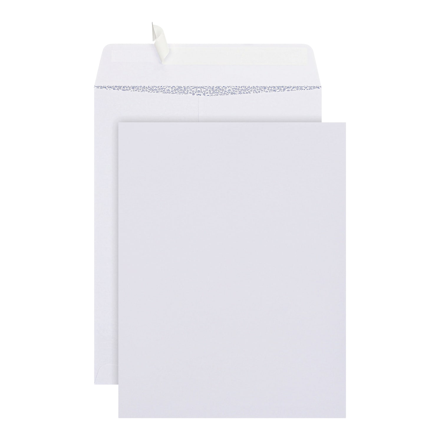 Office Depot Brand  9in x 12in Catalog Envelopes, Security, Clean Seal, White, Box Of 100