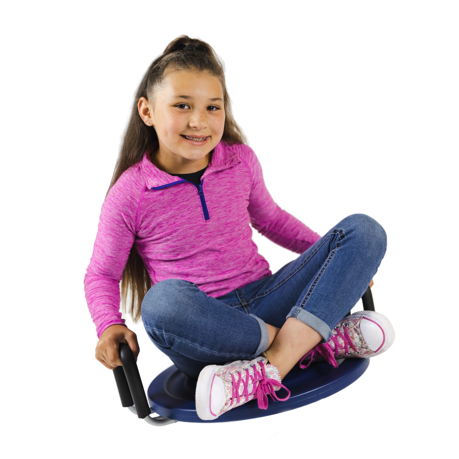Bouncyband Wiggle Wobble Rock & Twist, 8inH x 22inW x 18inD, Blue/Black - Image 6