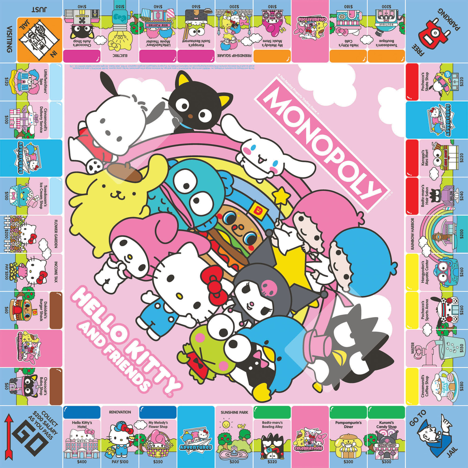 USAopoly MONOPOLY: Hello Kitty And Friends - Image 5