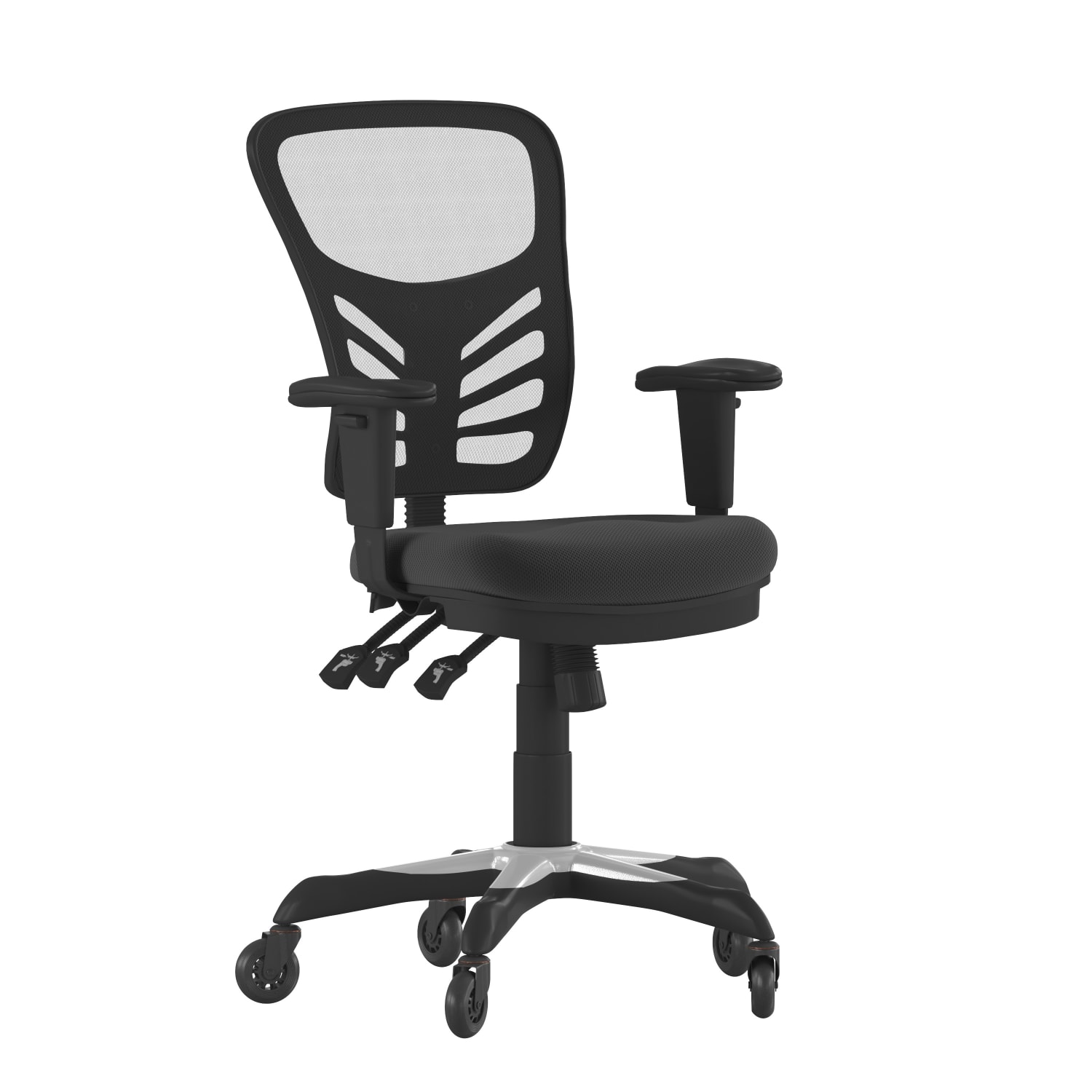 Flash Furniture Nicholas Ergonomic Mesh MidBack Multifunction Executive Swivel Office Chair Black PopularChairscom Flash Furniture Nicholas Ergonomic Mesh Mid Back Multifunction Executive Swivel Office Chair Black PopularChairscom