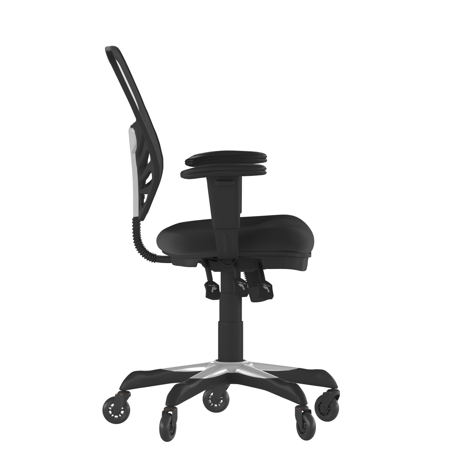 Flash Furniture Nicholas Ergonomic Mesh MidBack Multifunction Executive Swivel Office Chair Black PopularChairscom Flash Furniture Nicholas Ergonomic Mesh Mid Back Multifunction Executive Swivel Office Chair Black PopularChairscom