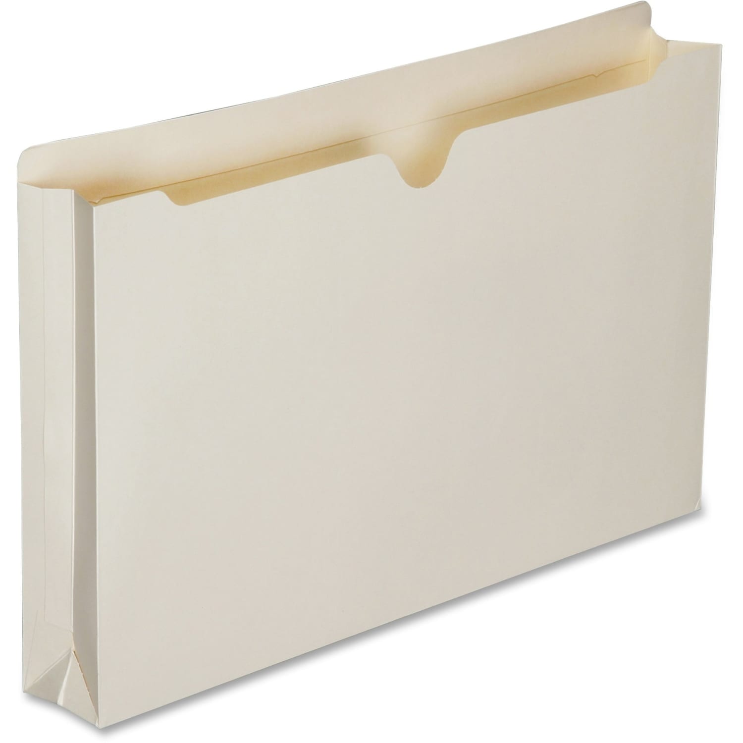 SKILCRAFT Manila Double-Ply Tab Expanding File Jackets, 2in Expansion, Legal Size Paper, 8 1/2in x 14in, 30% Recycled, Box Of 50 - Image 3