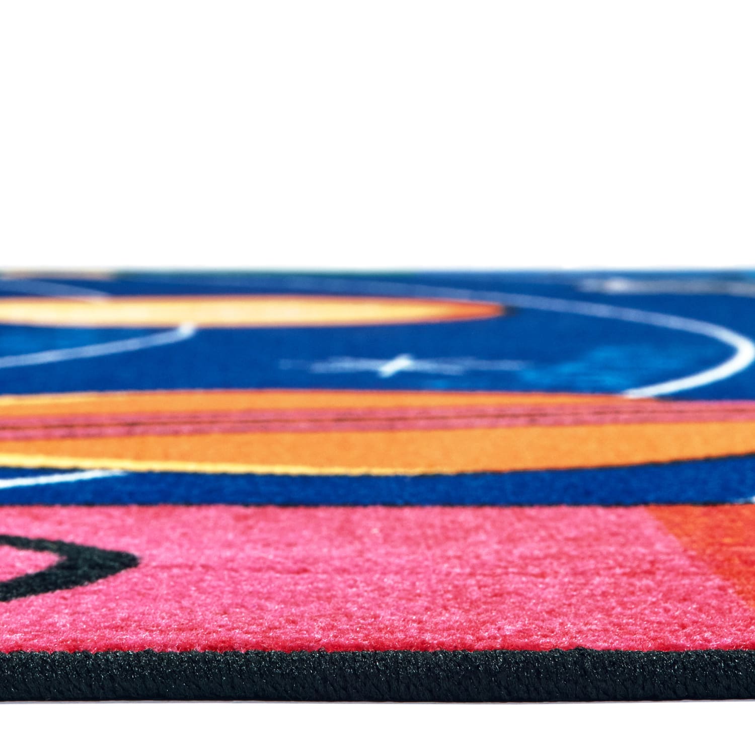 Carpets for Kids Premium Collection Milky Play Literacy ABC Rug, 4ft5in x 5ft10in, Blue - Image 5