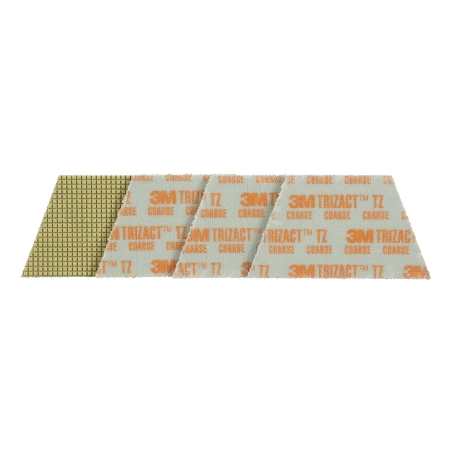 3M Trizact Diamond TZ Abrasives, Gold/Coarse, Pack Of 4 Abrasives - Image 4