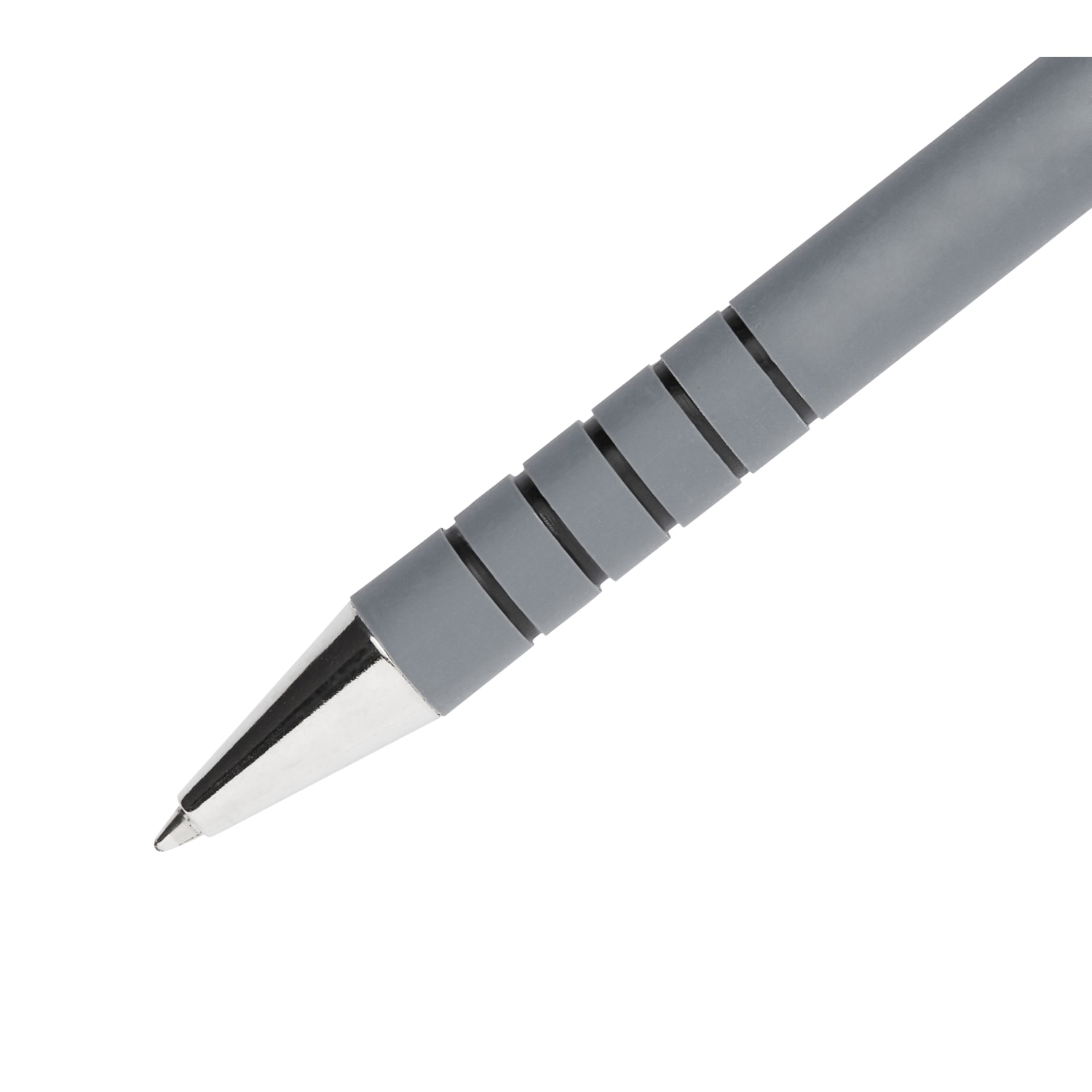Paper Mate FlexGrip Ultra Retractable Pens, Fine Point, 0.8 mm, Black Barrel, Black Ink, Pack Of 12 - Image 5