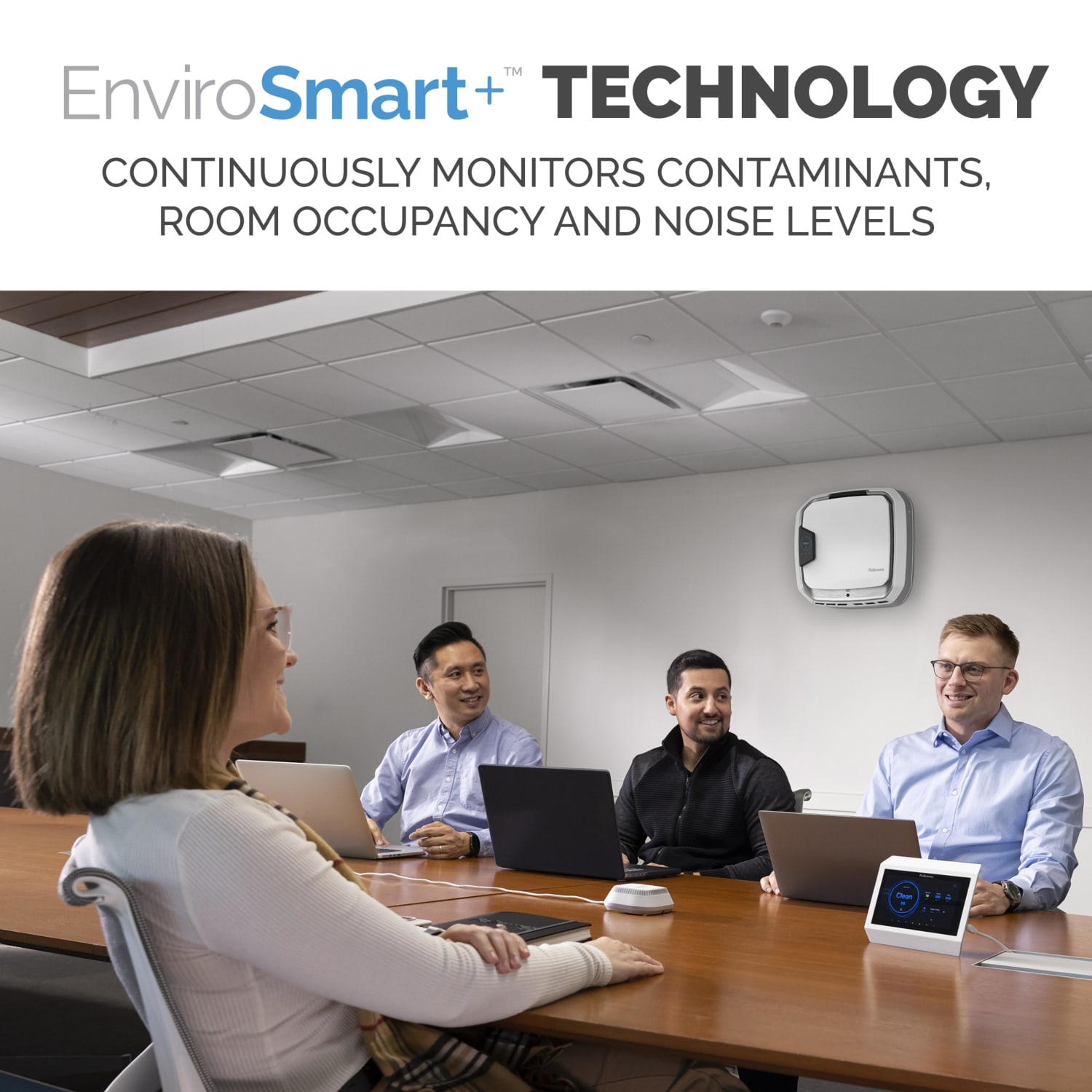 Fellowes Array Wall AW1 H13 True HEPA Wall-Mounted Air Purifier, 1,800 Sq. Ft. Coverage, 19-1/2inH x 9-1/2inW x 21inD, White/Silver - Image 6