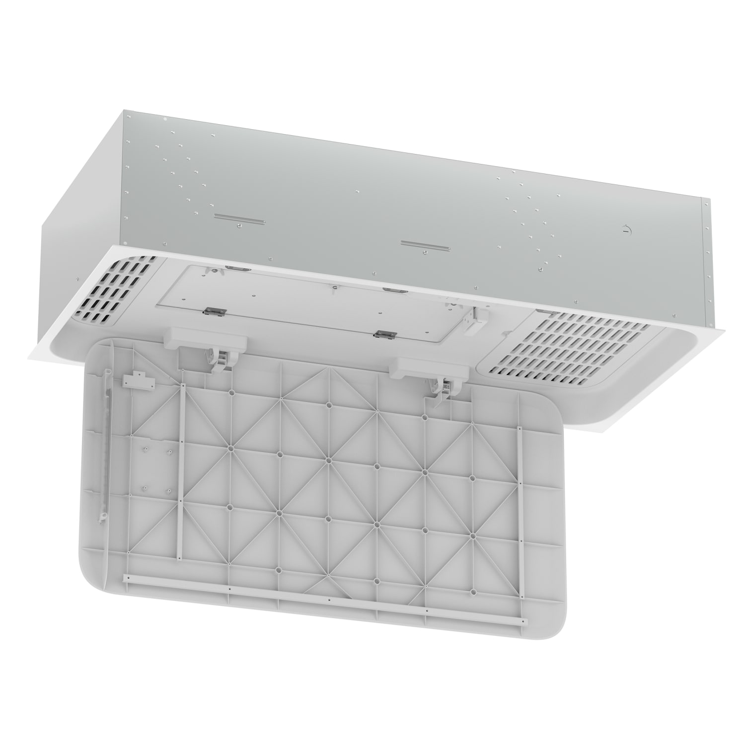 Fellowes Array Recess AR1 UVC Air Purifier, 900 Sq. Ft. Coverage, 11inH x 23-3/8inW x 47inD, White - Image 4