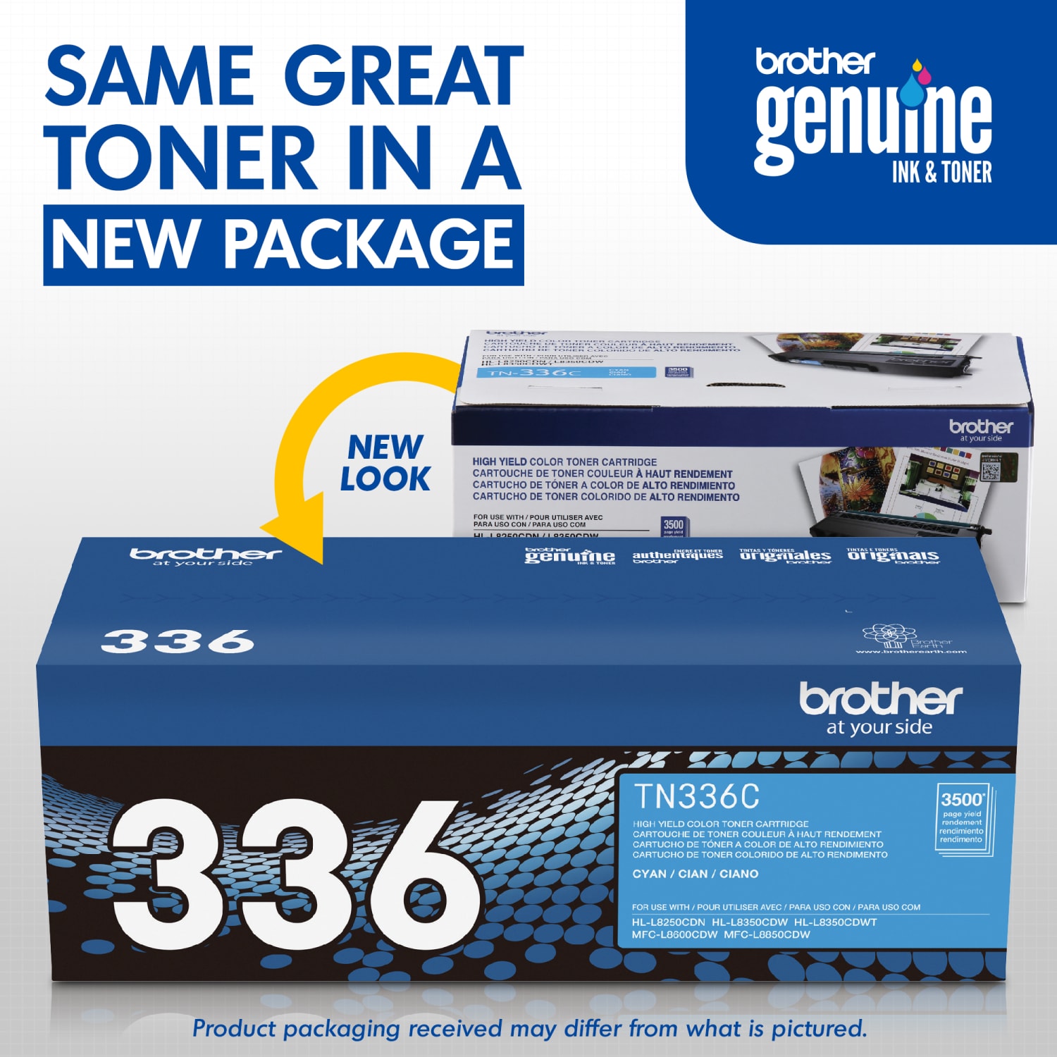 Brother TN-336 Cyan High Yield Toner Cartridge, TN-336C - Image 4