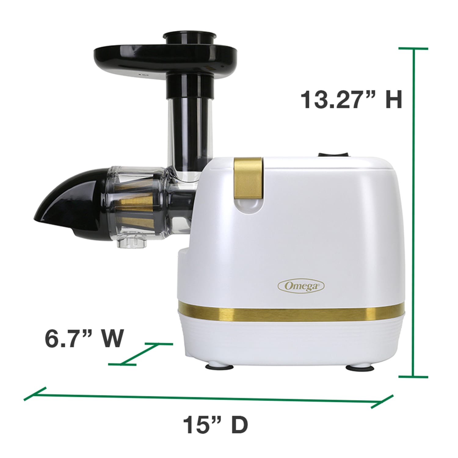Omega H3000RWH13 Cold Press Juicer, White - Image 5