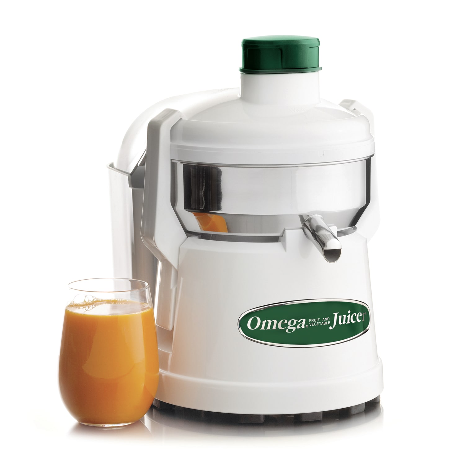 Omega J4000 High-Speed Pulp Ejection Juicer, White - Image 3