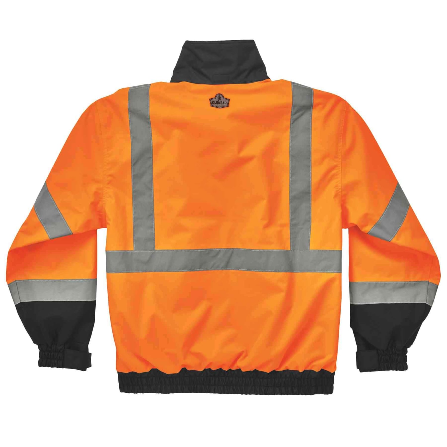 Ergodyne GloWear 8379 Type R Class 3 High-Visibility Fleece-Lined Thermal Bomber Jacket, 5X, Orange - Image 4