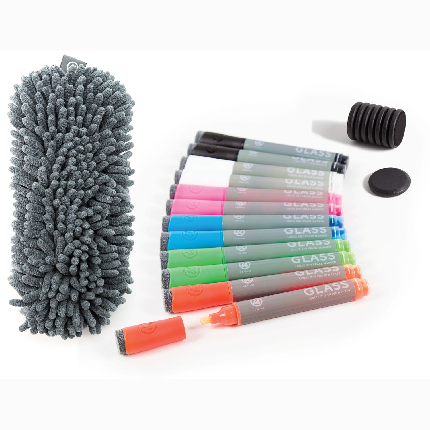 U Brands Small Shag Eraser, Washable, Microfiber - Image 5