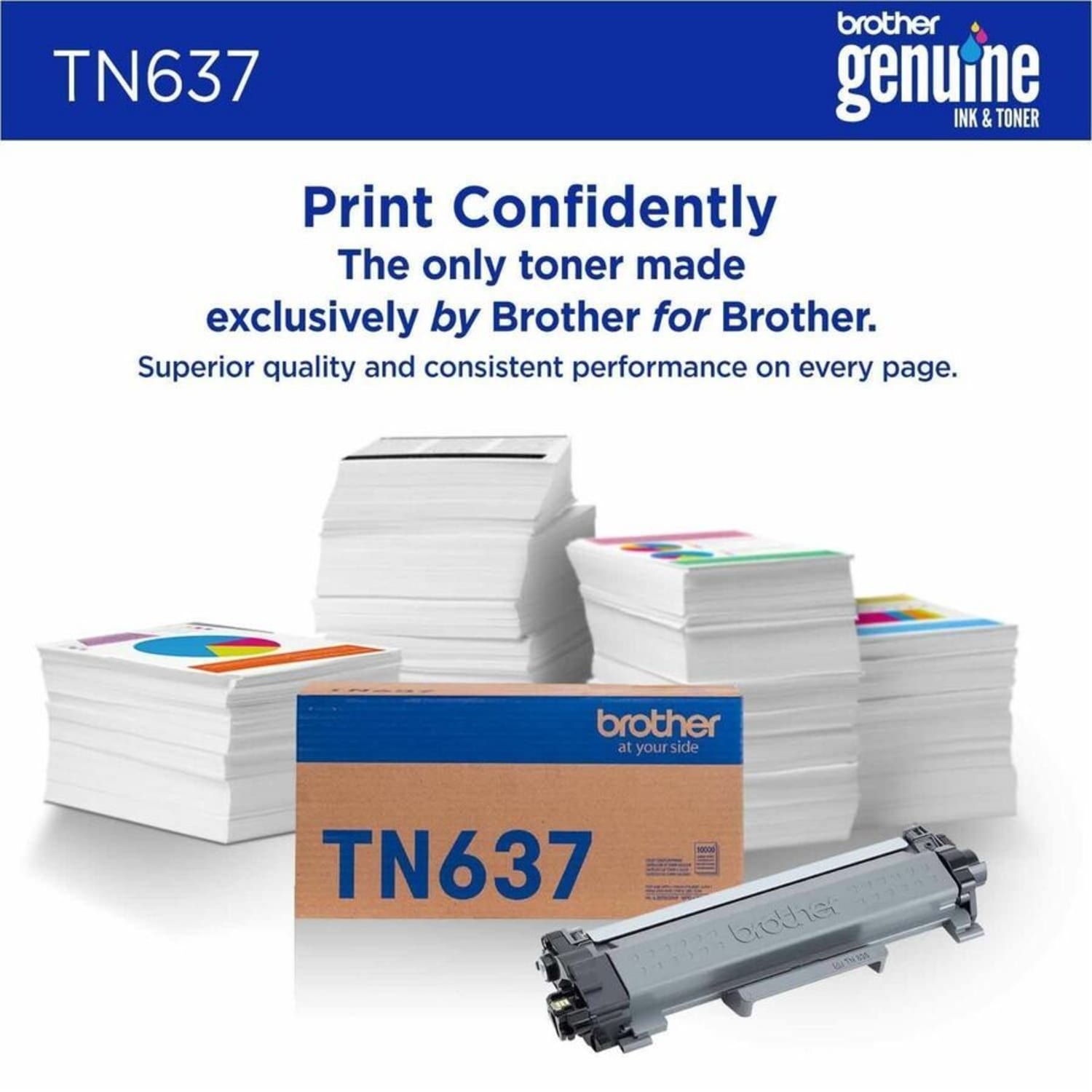 Brother Genuine TN637Y Yellow Ultra High Yield Toner Cartridge - Image 4