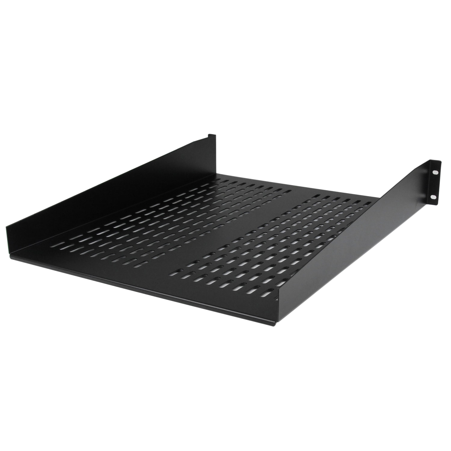 StarTech.com 2U 22in Vented Rack Mount Shelf - Fixed 22 inch Deep antilever Rackmount Tray for Server Rack Cabinet Shelf - 50lbs / 23kg - Image 3