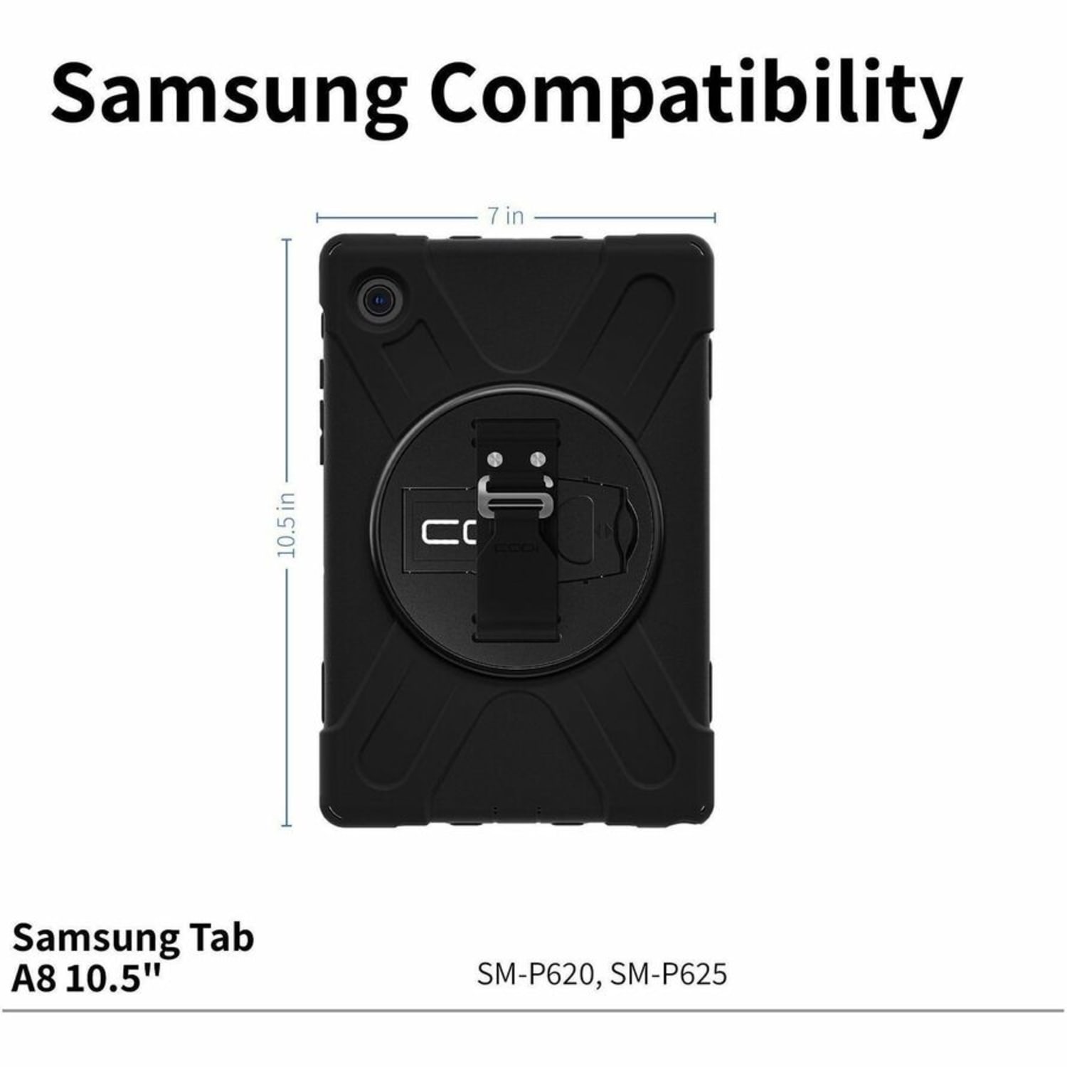 CODi Rugged Case for Samsung Galaxy Tab A8 10.5in (SM-X200), C30705066 - Image 3