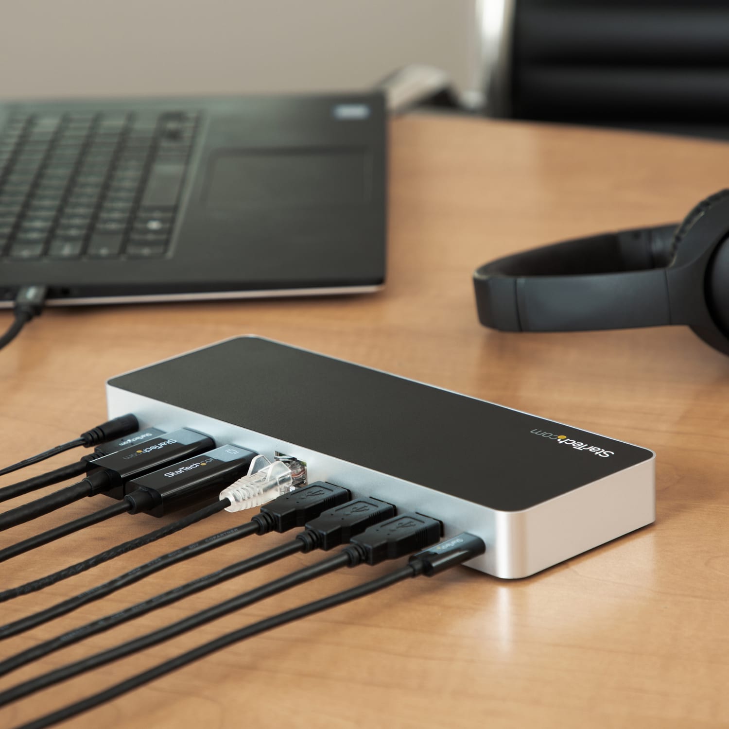 StarTech.com Dual Monitor USB-C Dock - Windows - 60W PD - 5x USB 3 - Dual HDMI /DVI - No Display Driver Setup - HDMI to DVI Adapters - Image 6