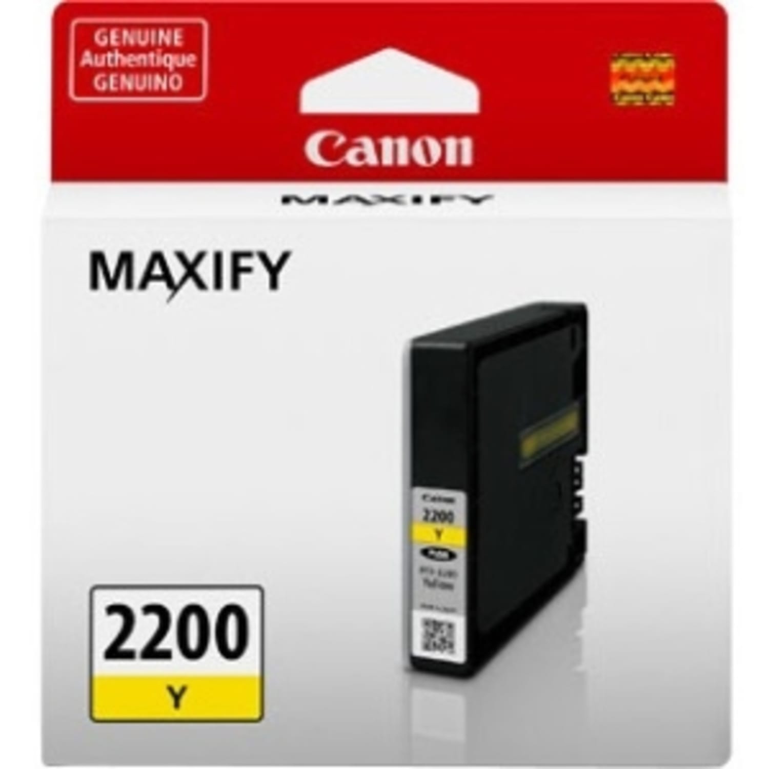 Canon PGI-2200 Original Ink Cartridge - Inkjet - Standard Yield - 700 Pages - Yellow - 1 / Pack - Image 4