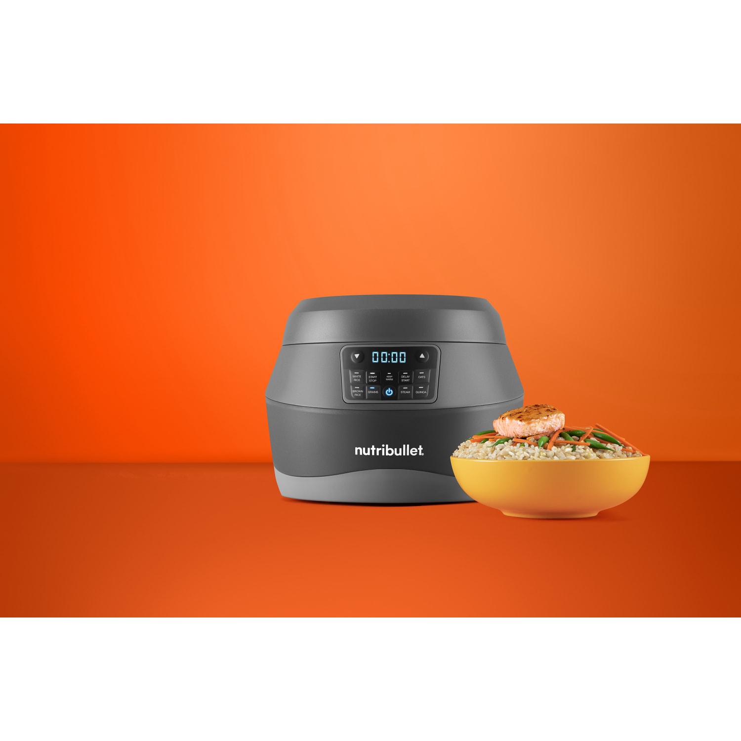 Nutribullet 2.5-Quart EveryGrain Cooker, 8-5/8inH x 10-5/8inW x 11-7/16inD, Black - Image 4