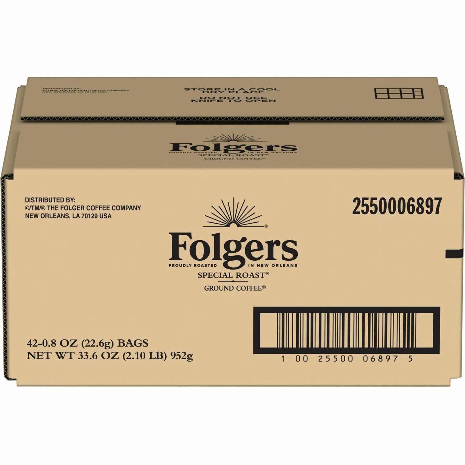 Folgers Single-Serve Coffee Packets, Medium Roast, Special Roast, Carton Of 42 - Image 3