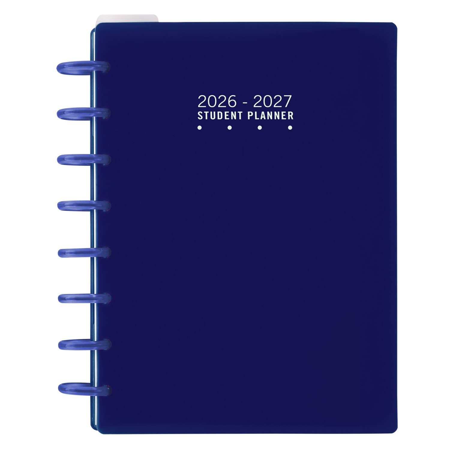 2026-2027 TUL Discbound Weekly/Monthly Student Planner, Junior Size, Blue, July To June