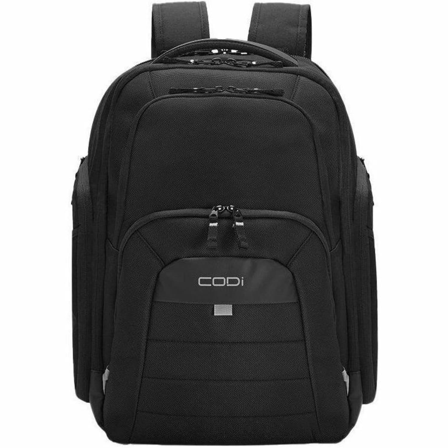 Ferretti Pro Sport Pack Laptop Backpack - for 17.3in Laptop, Tablet, Water Bottle - Black - Image 3