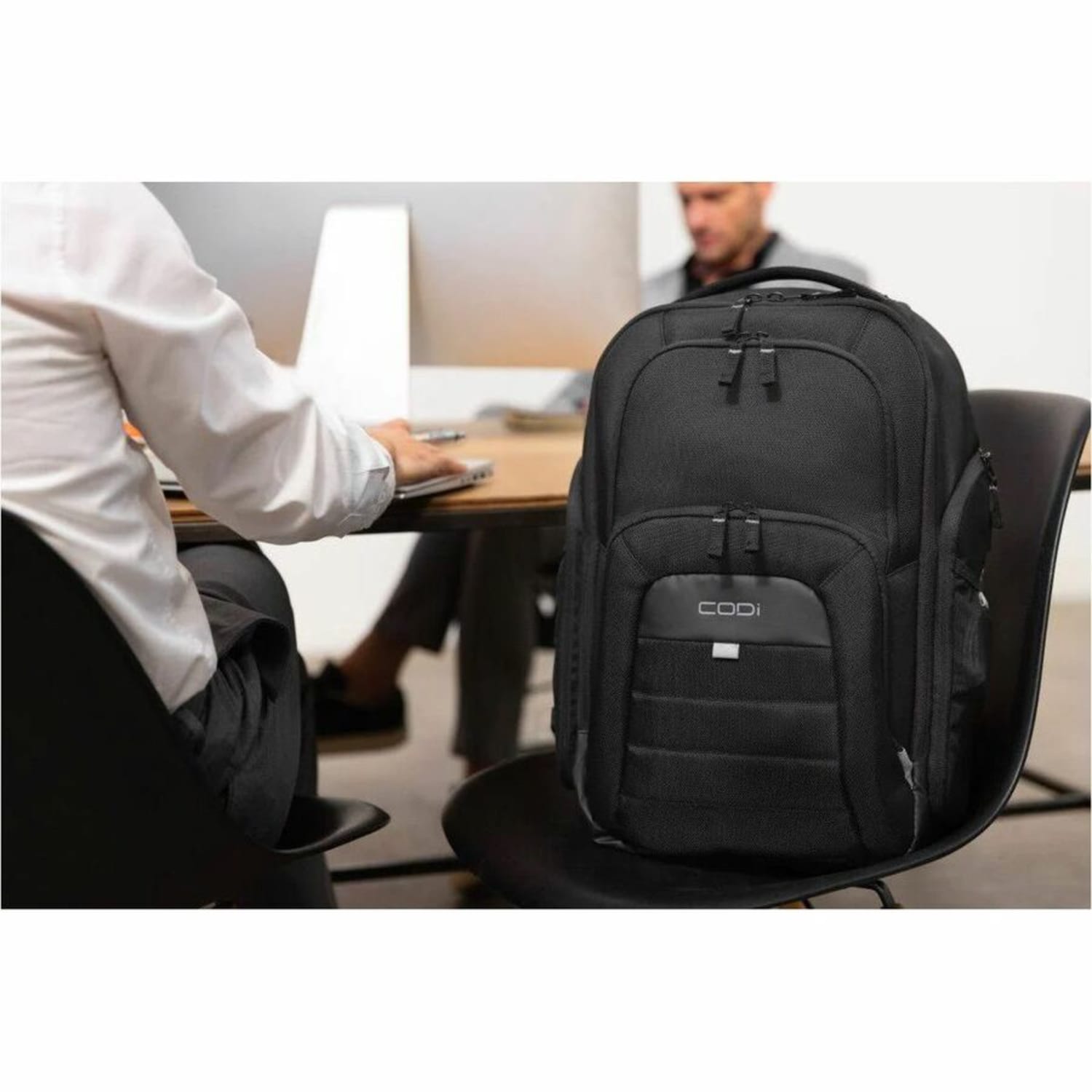 Ferretti Pro Sport Pack Laptop Backpack - for 17.3in Laptop, Tablet, Water Bottle - Black - Image 5