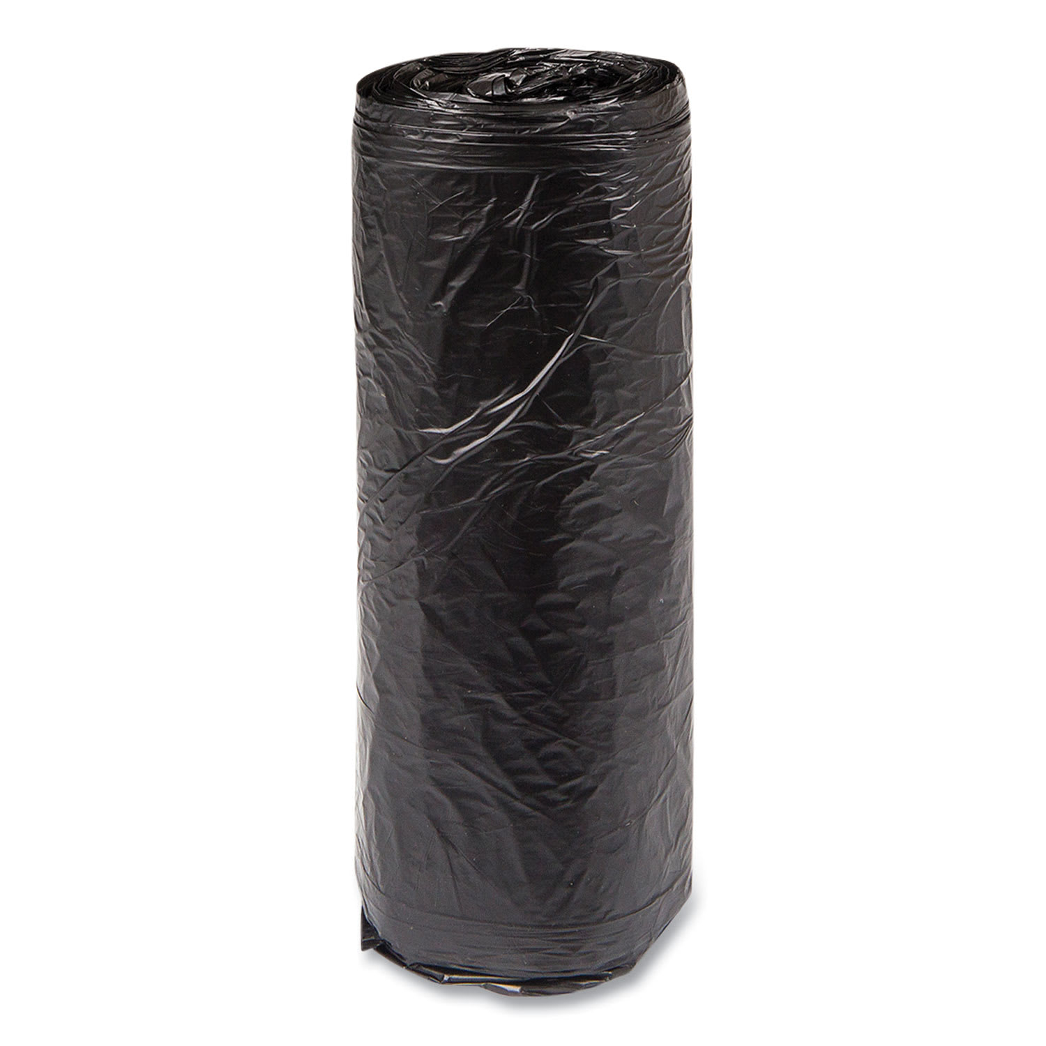 Inteplast Group High-Density Commercial Can Liners, 16 gal, 6 mic, 24in x 33in, Black, Interleaved Roll, 50 Bags/Roll, 20 Rolls/Carton - Image 5