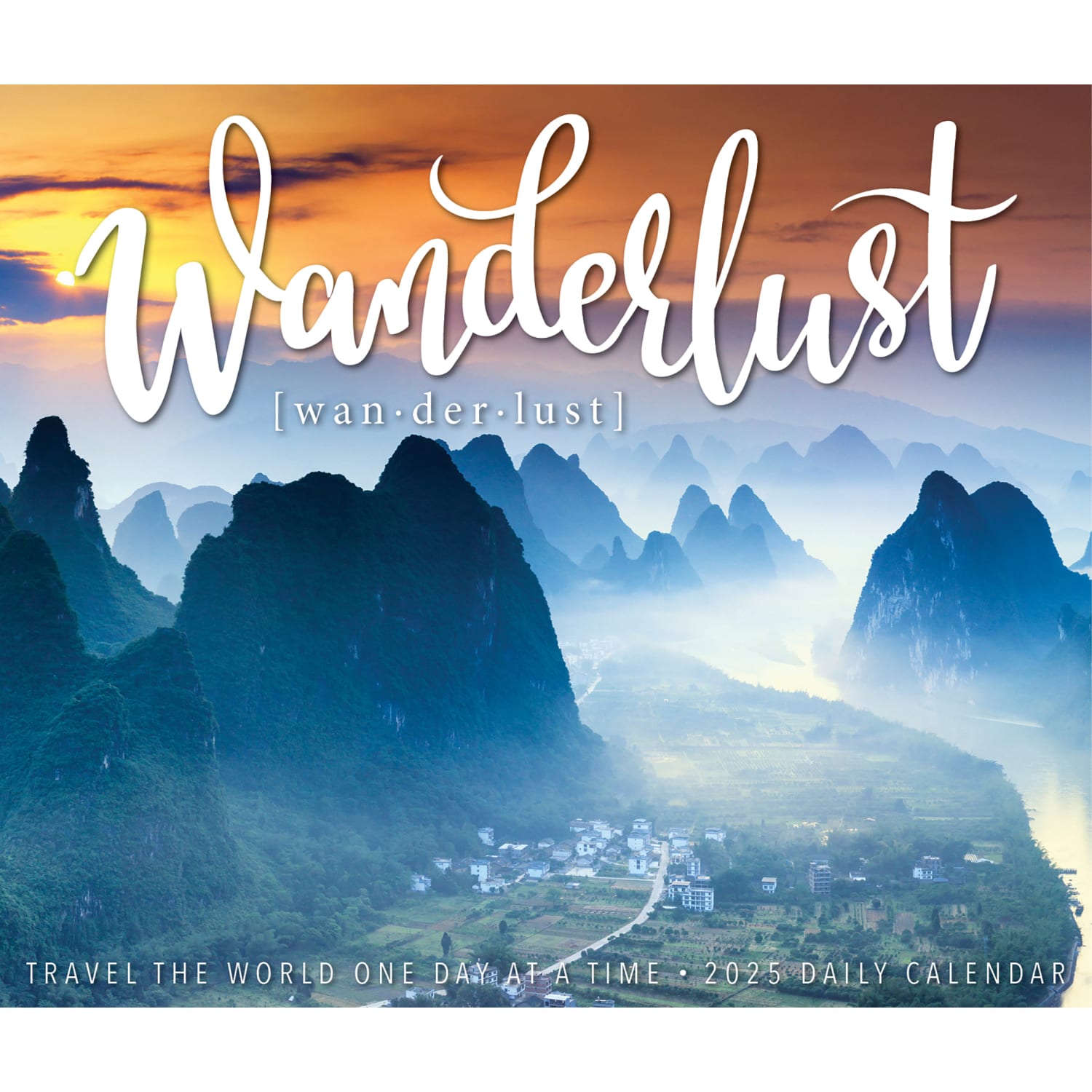 2025 Willow Creek Press Daily Desk Box Calendar, Travel, 5-1/2in x 6-1/4in, Wanderlust Travel, January To December, 41086 - Image 5