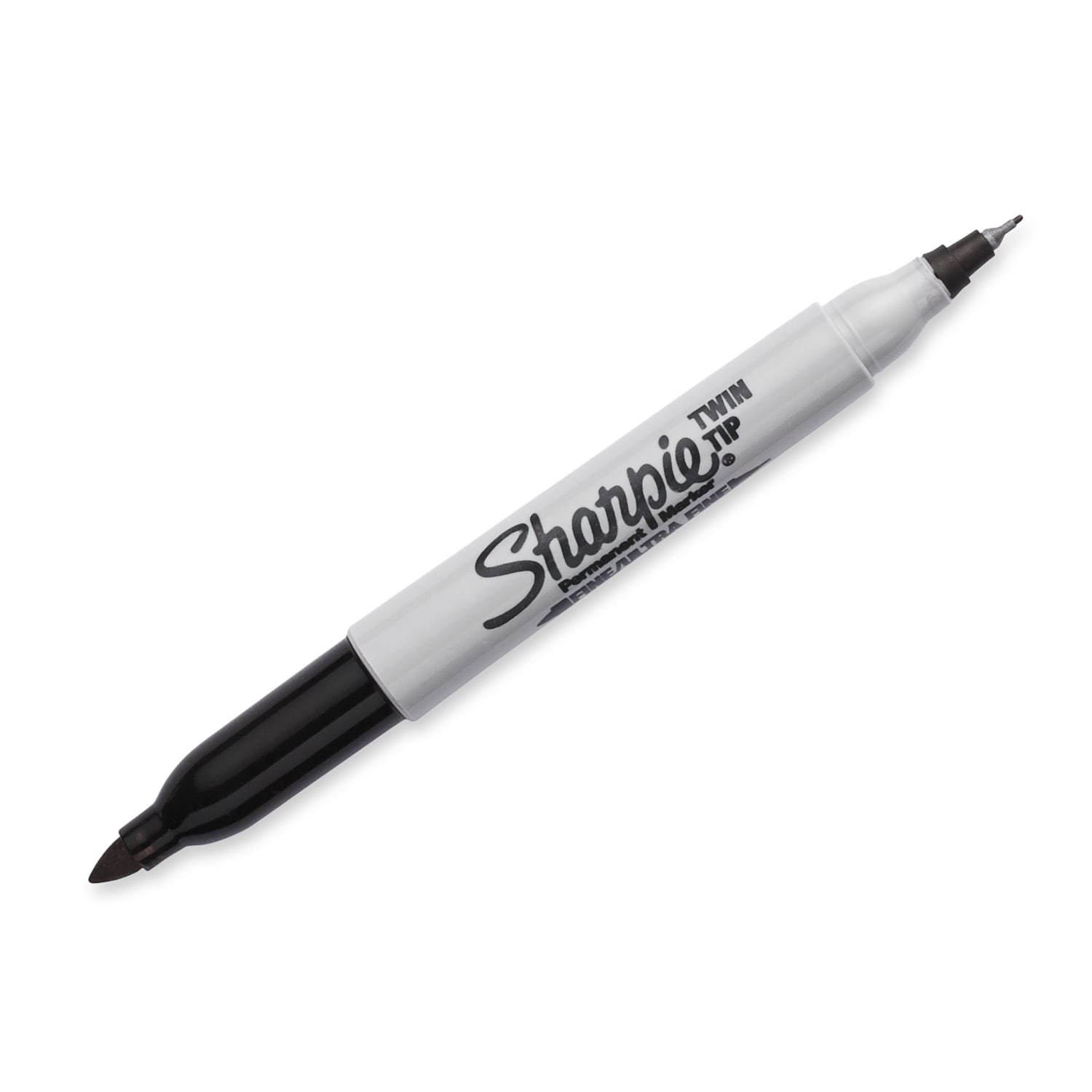 Sharpie Permanent Marker, Twin Tip, Fine and Ultra Fine Points, Black, 1 Count - Image 4