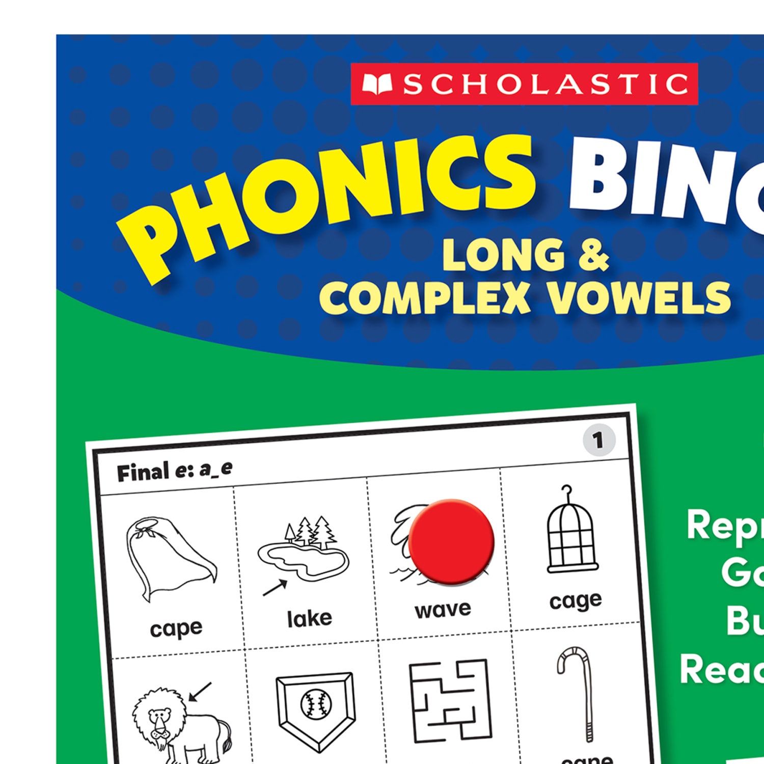 Scholastic Teaching Solutions Phonics Bingo Activity Book, Long & Complex Vowels, Kindergarten to Grade 2 - Image 4