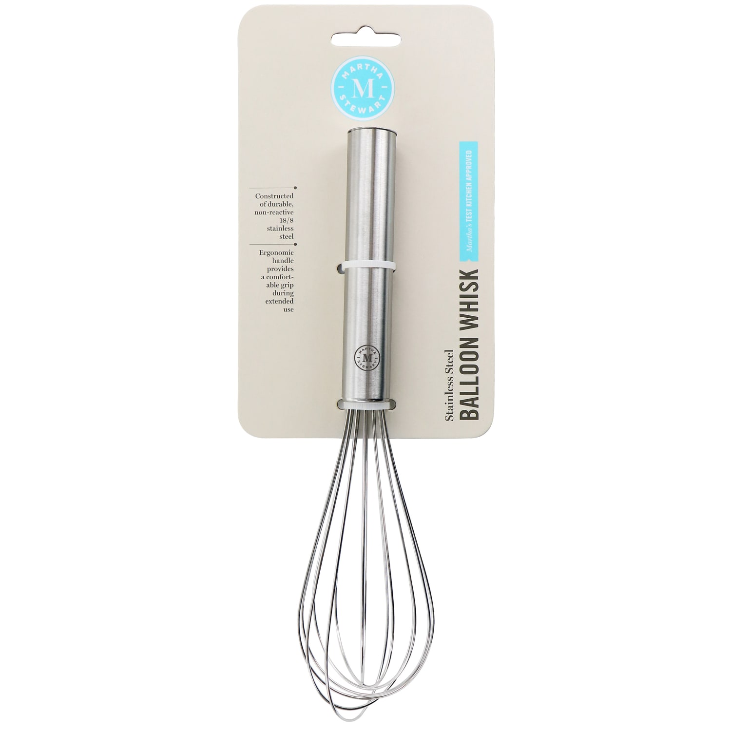 Martha Stewart Stainless Steel Balloon Whisk, 9in, Silver - Image 4