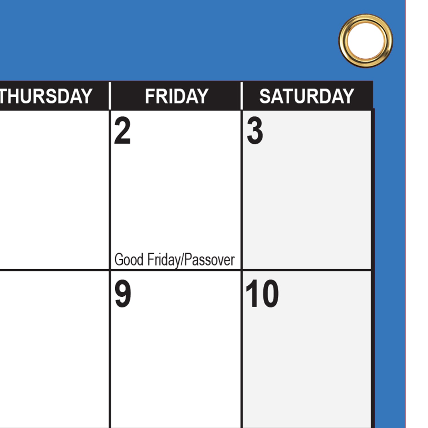 2025 SwiftGlimpse Daily/Yearly Wall Calendar, 36in x 54in, Navy, January 2025 To December 2025, SG 2025 NAVY - Image 5
