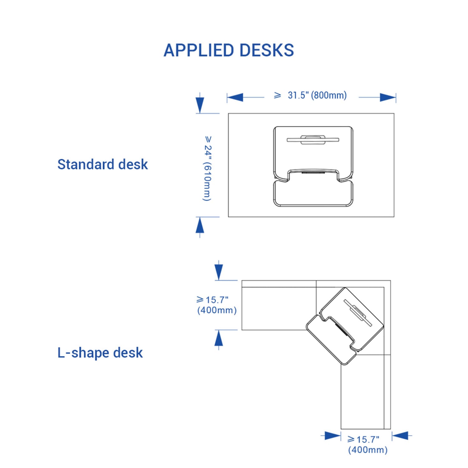 FlexiSpot Alcove Series Desk Riser, 19-3/4inH x 28-7/16inW x 23-3/4inD, Rustic Wood - Image 4