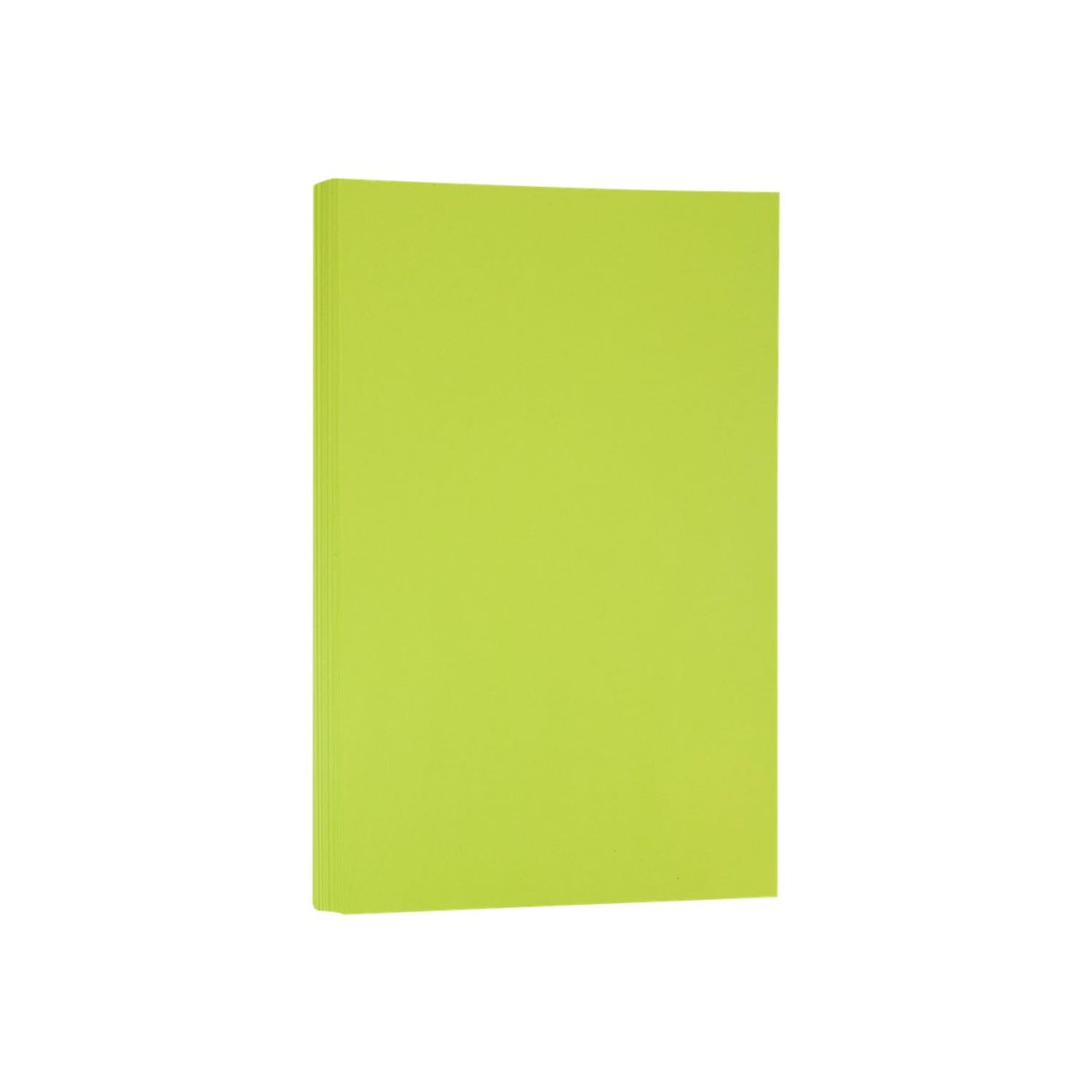 JAM Paper Legal Color Paper, Ultra Lime Green, Legal (8.5in x 14in), 100 Sheets Per Pack, 24 Lb - Image 4