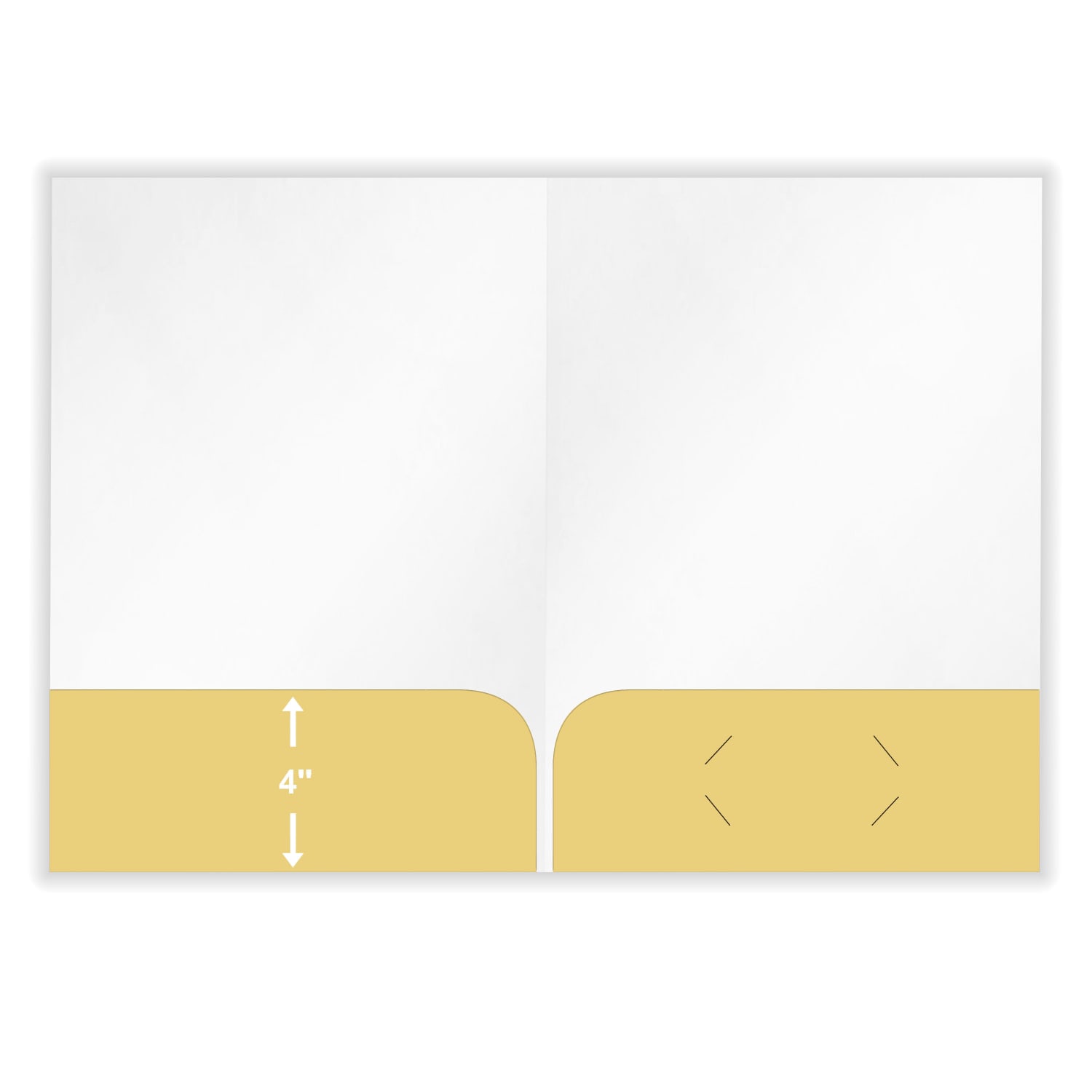 ComplyRight Tax Presentation Folder, "Income Tax Return", Double Pockets, Gold, 9in x 12in, Pack of 50 - Image 4