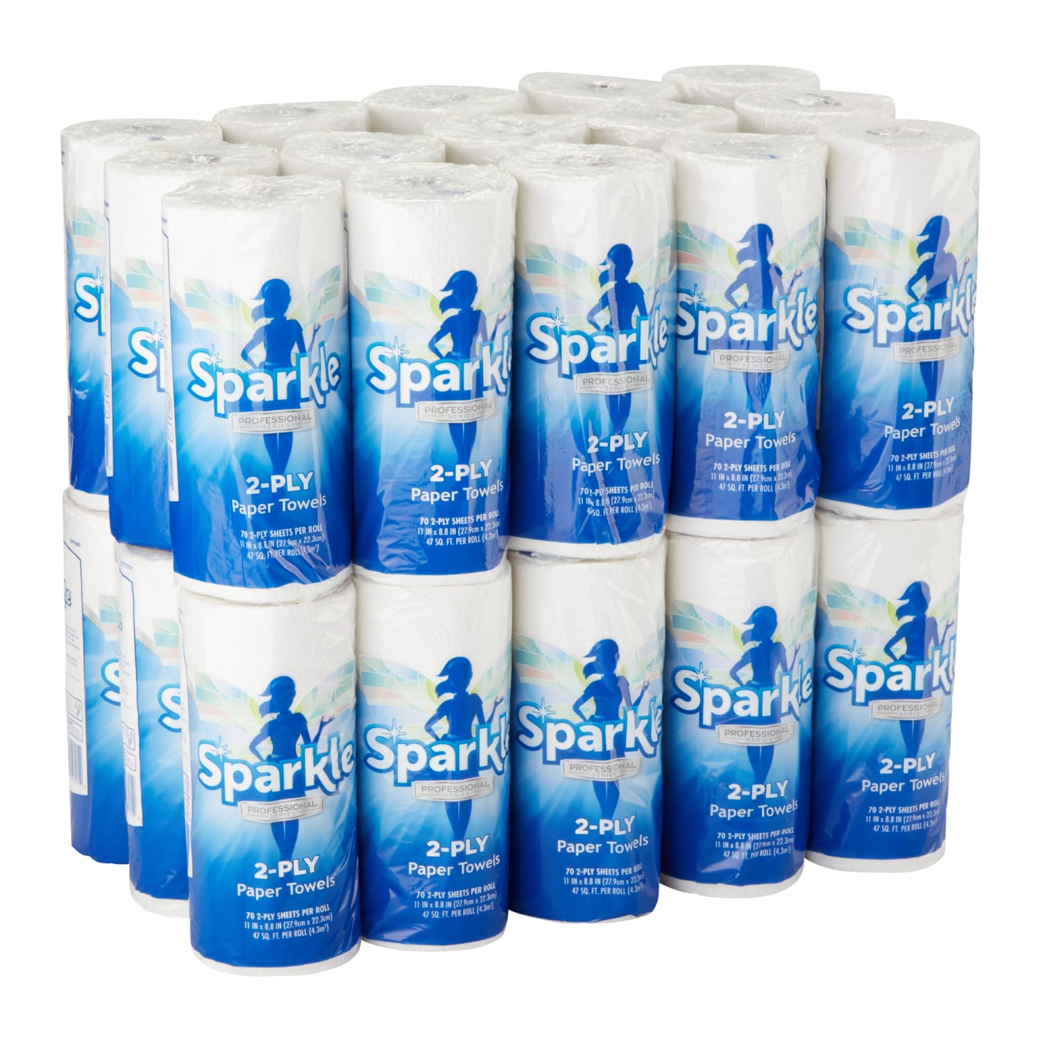 Sparkle Professional Series by GP PRO 2-Ply Kitchen Paper Towels, 70 Sheets Per Roll, Pack Of 30 Rolls - Image 5