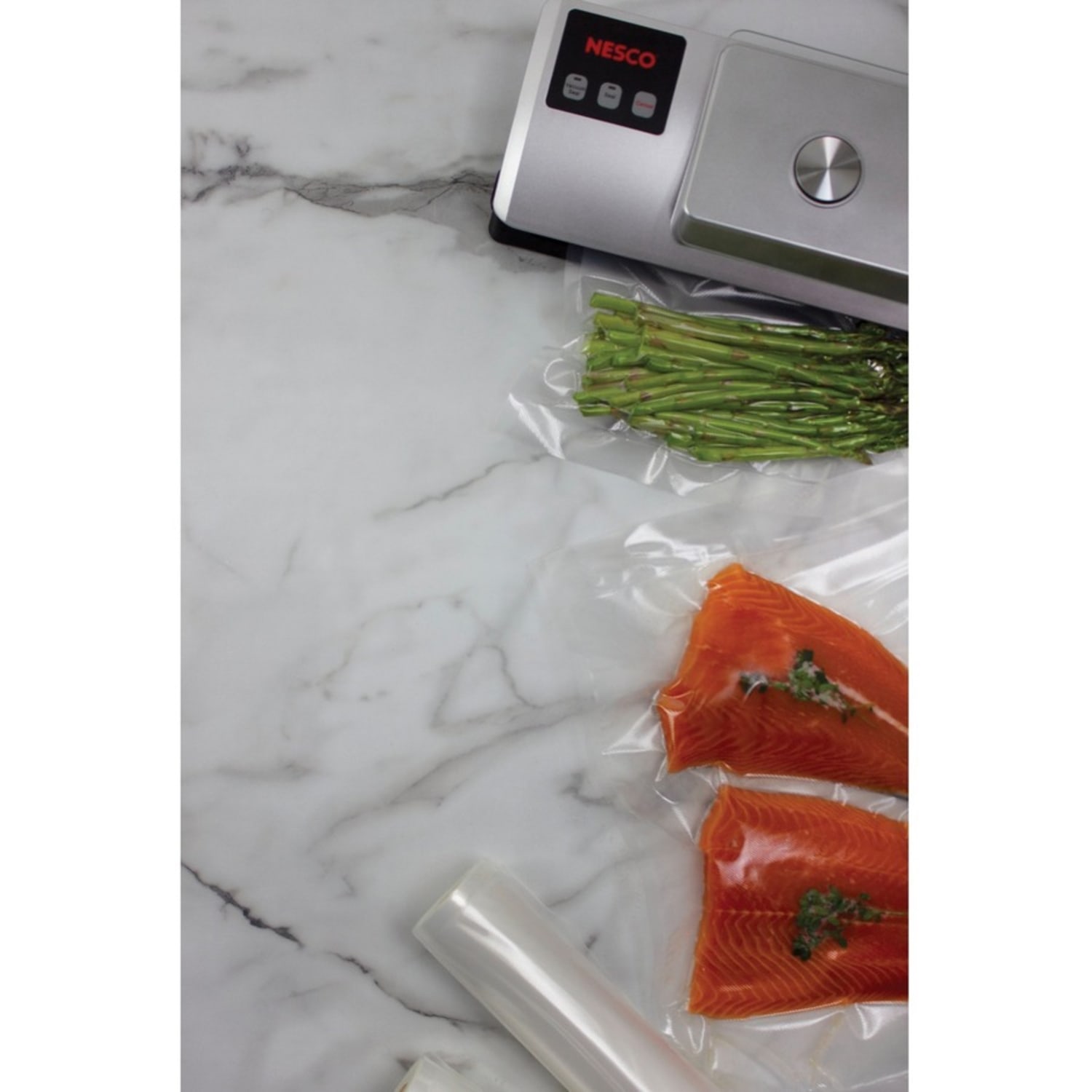 Nesco Vacuum Sealer Rolls, 5-7/16in x 11-7/16in, Clear, Pack Of 2 Rolls - Image 5