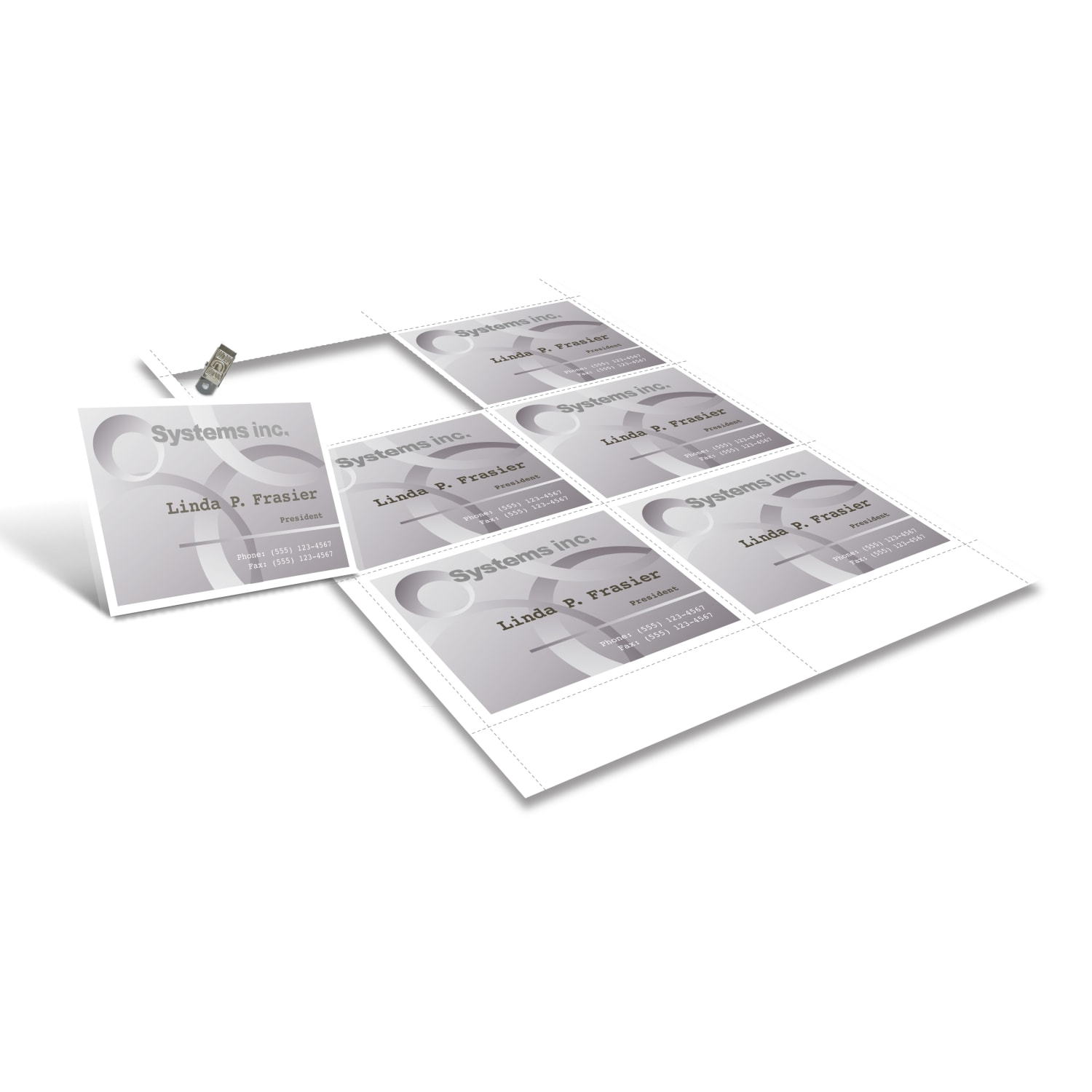 Office Depot Brand Name Badge Kit, Clip-Style, Convention Size, 3in x 4in, Pack of 40 - Image 3