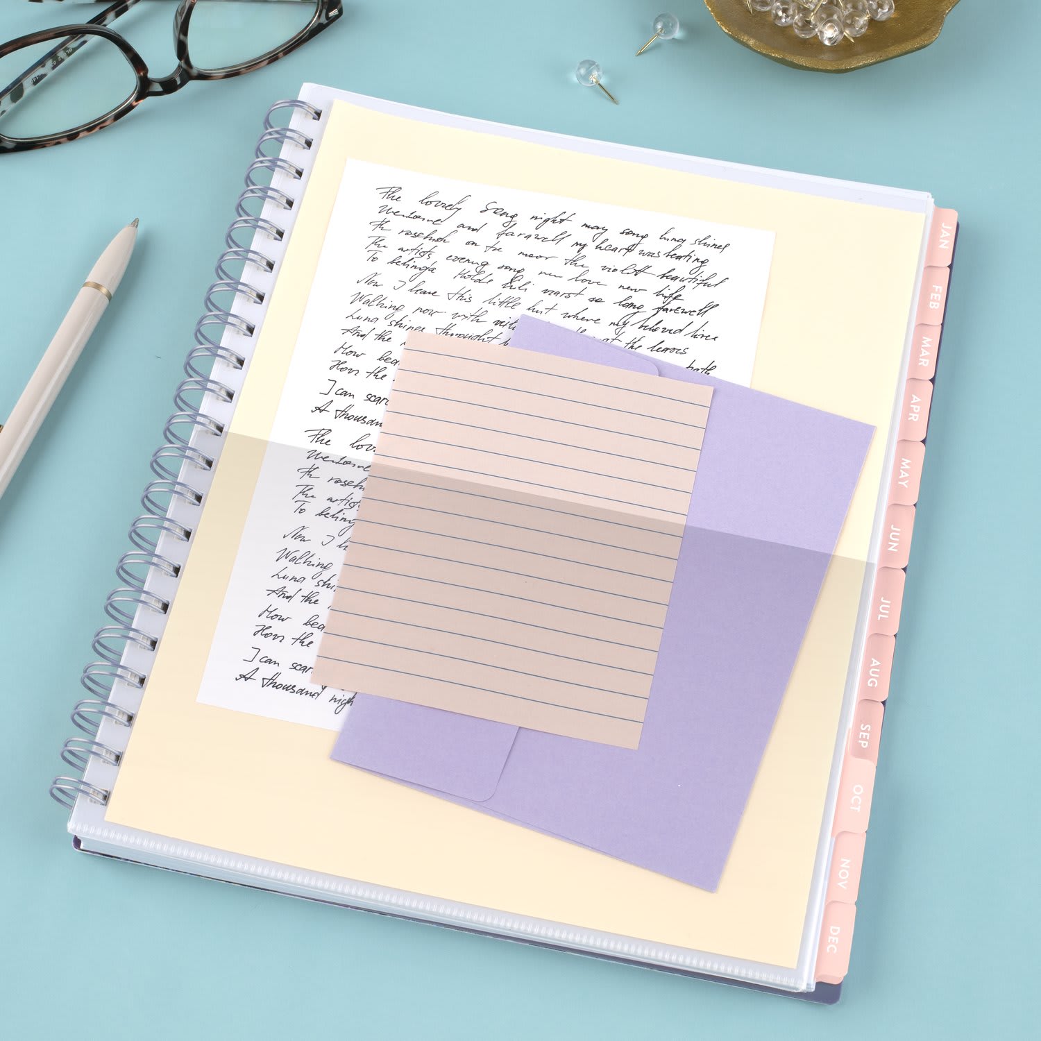 CatCoq for Mead 2027 Weekly Monthly Planner, Berry Branches, Large, 8 1/2in x 11in - Image 6