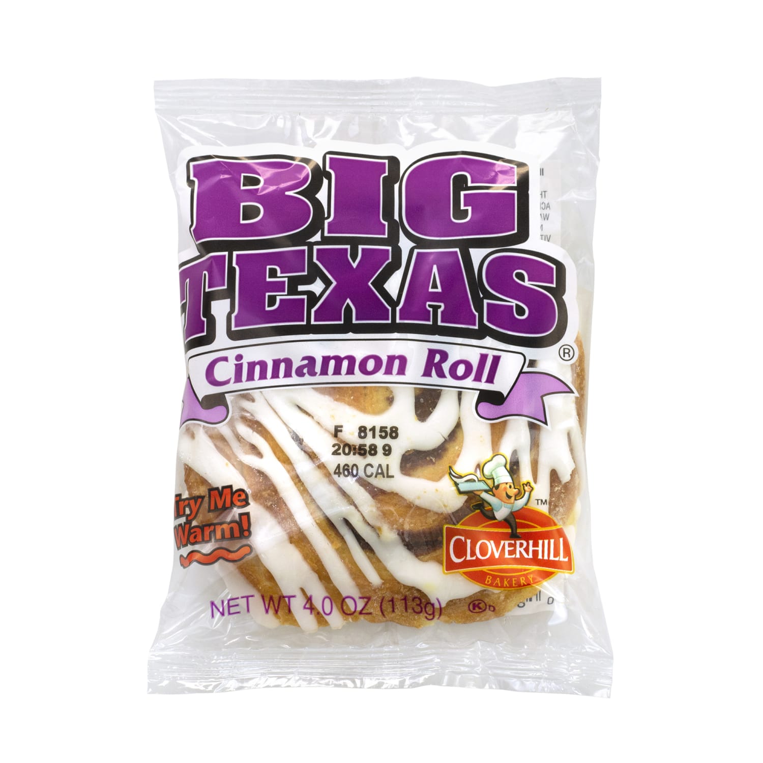 National Brand Cloverhill Big Texas Cinnamon Roll, 4 Oz, Pack Of 12 - Image 4